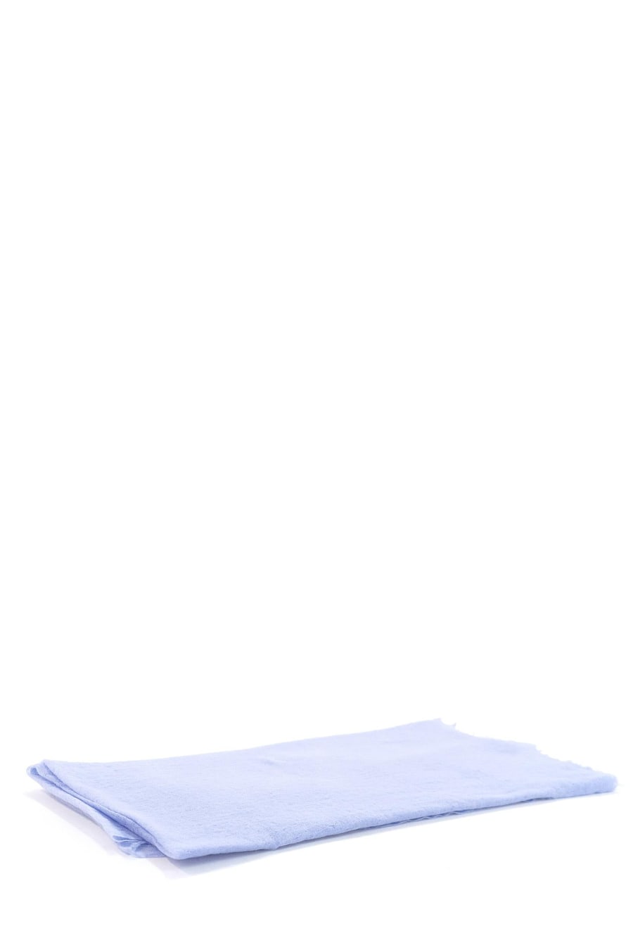 MOULETA Sciarpa in Cashmere di colore azzurro, view 2