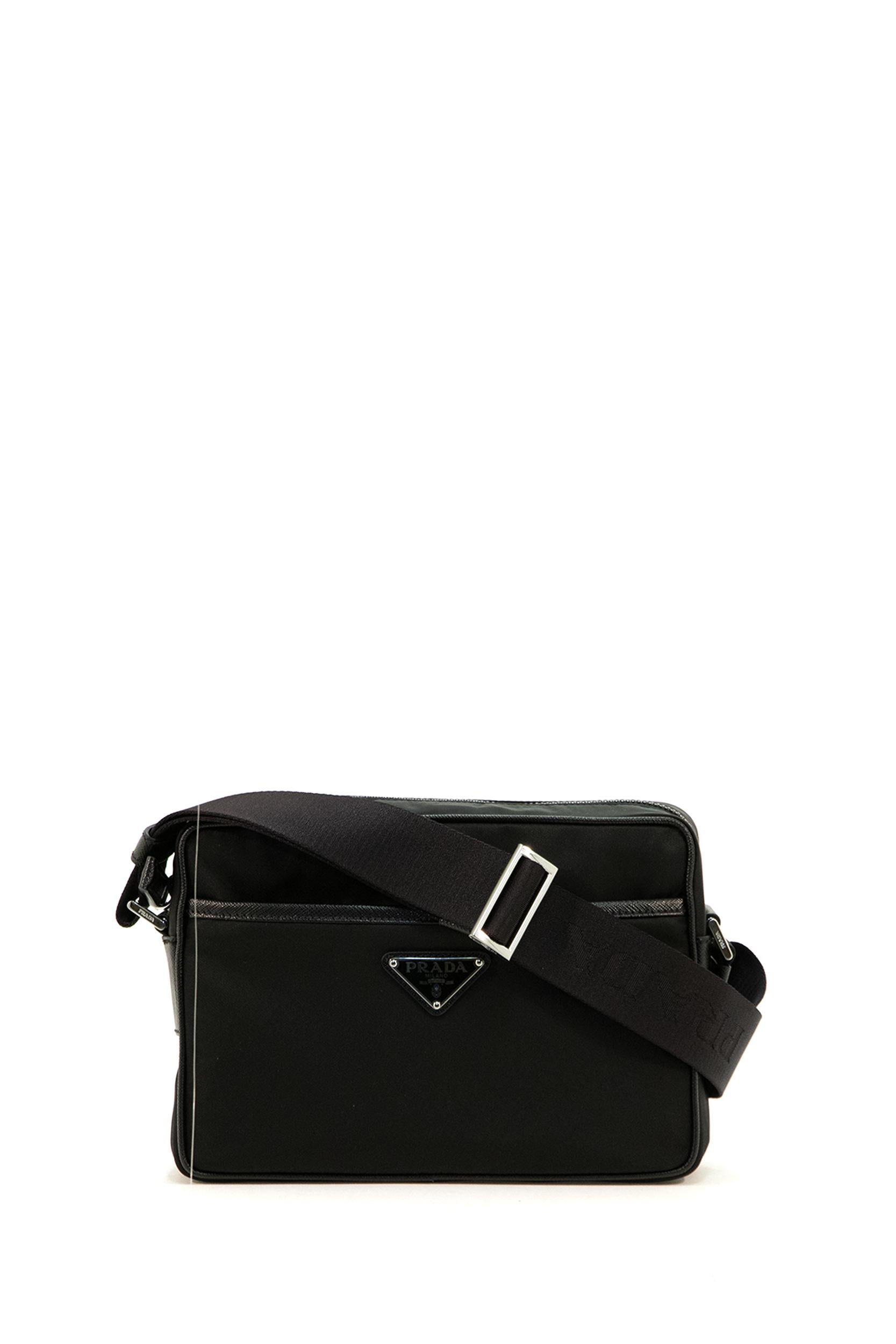Prada Borsa a tracolla in Re-Nylon color nero