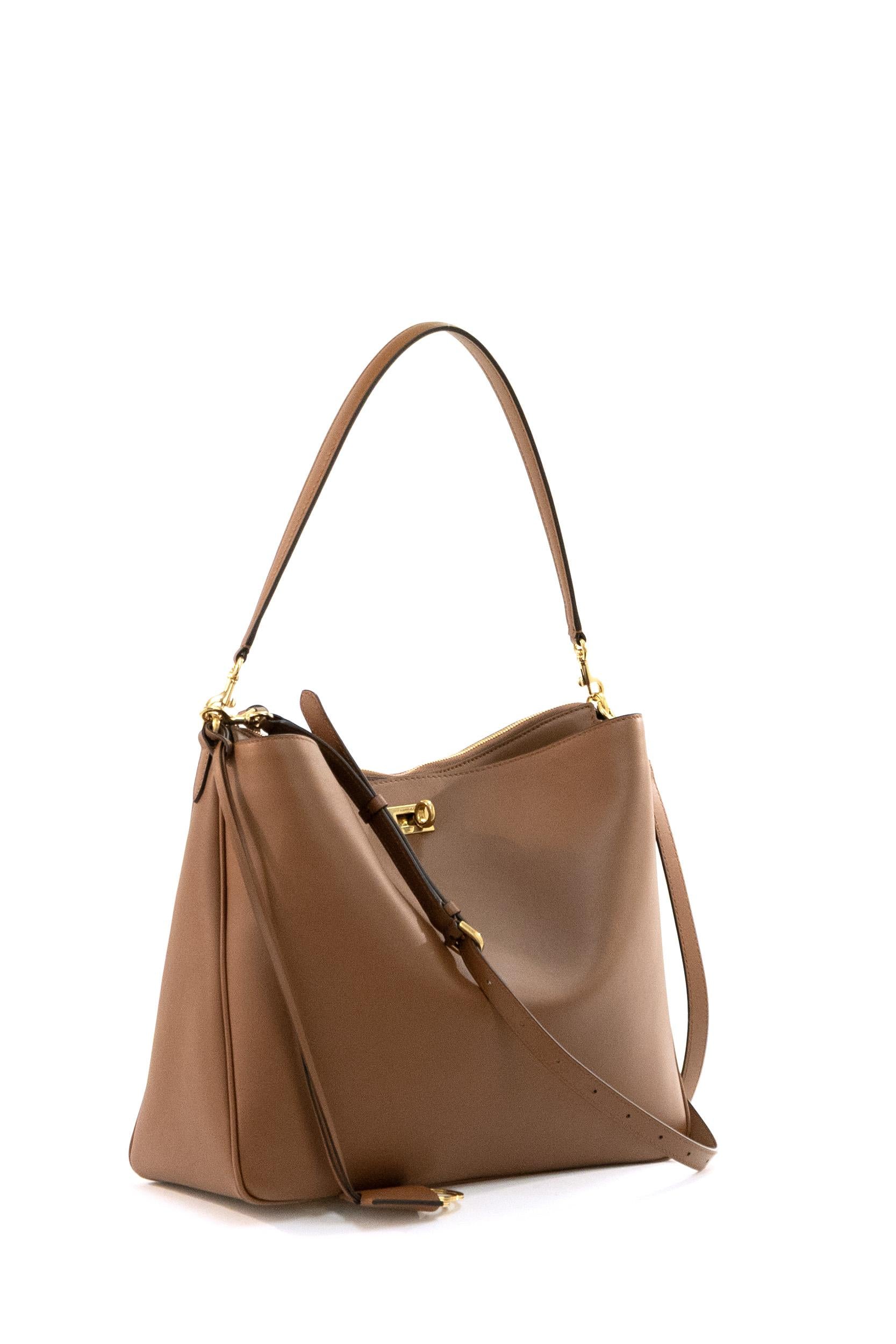 Balenciaga Borsa Rodeo Hobo in pelle di colore marrone, view 2