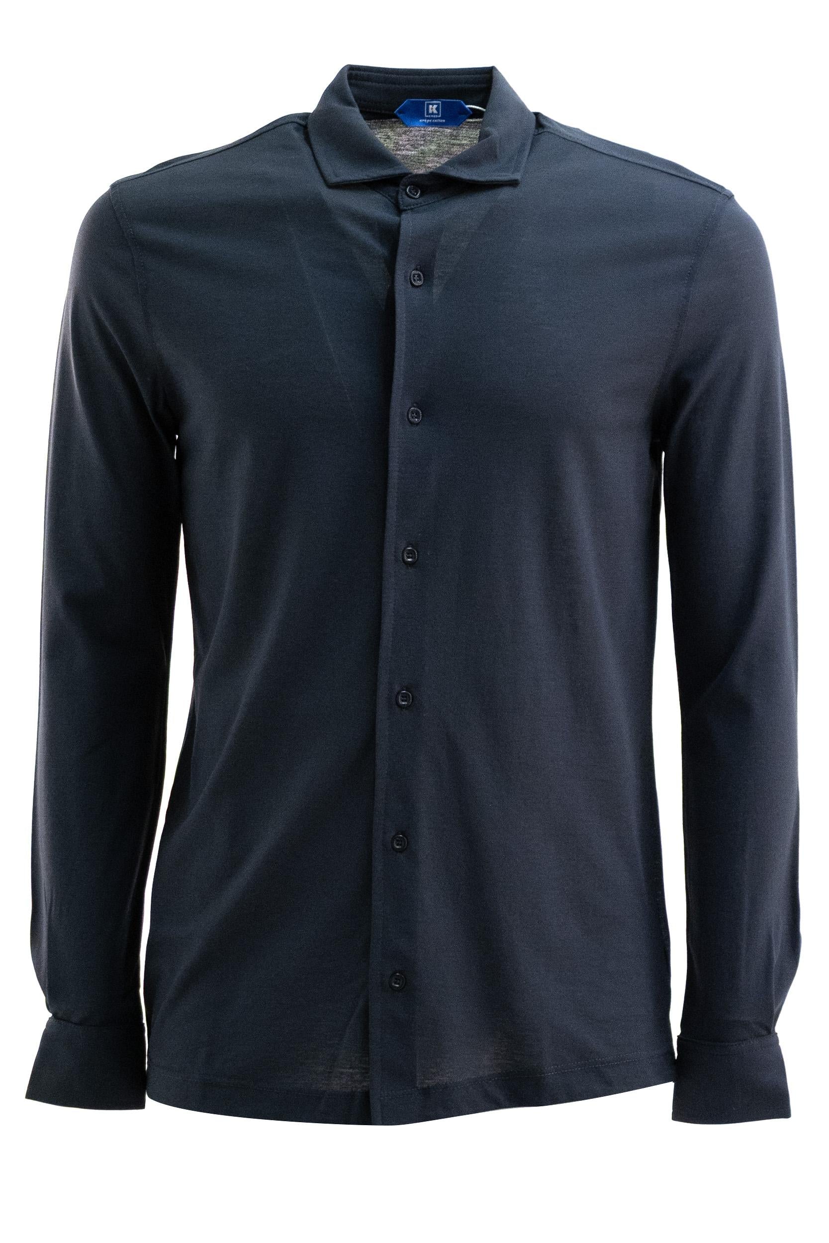 KIred Camicia in cotone di colore blu