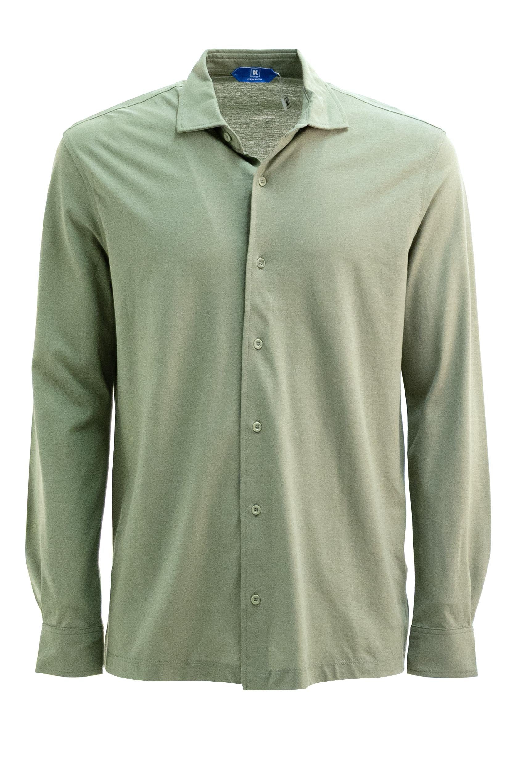 KIred Camicia in cotone di colore verde militare