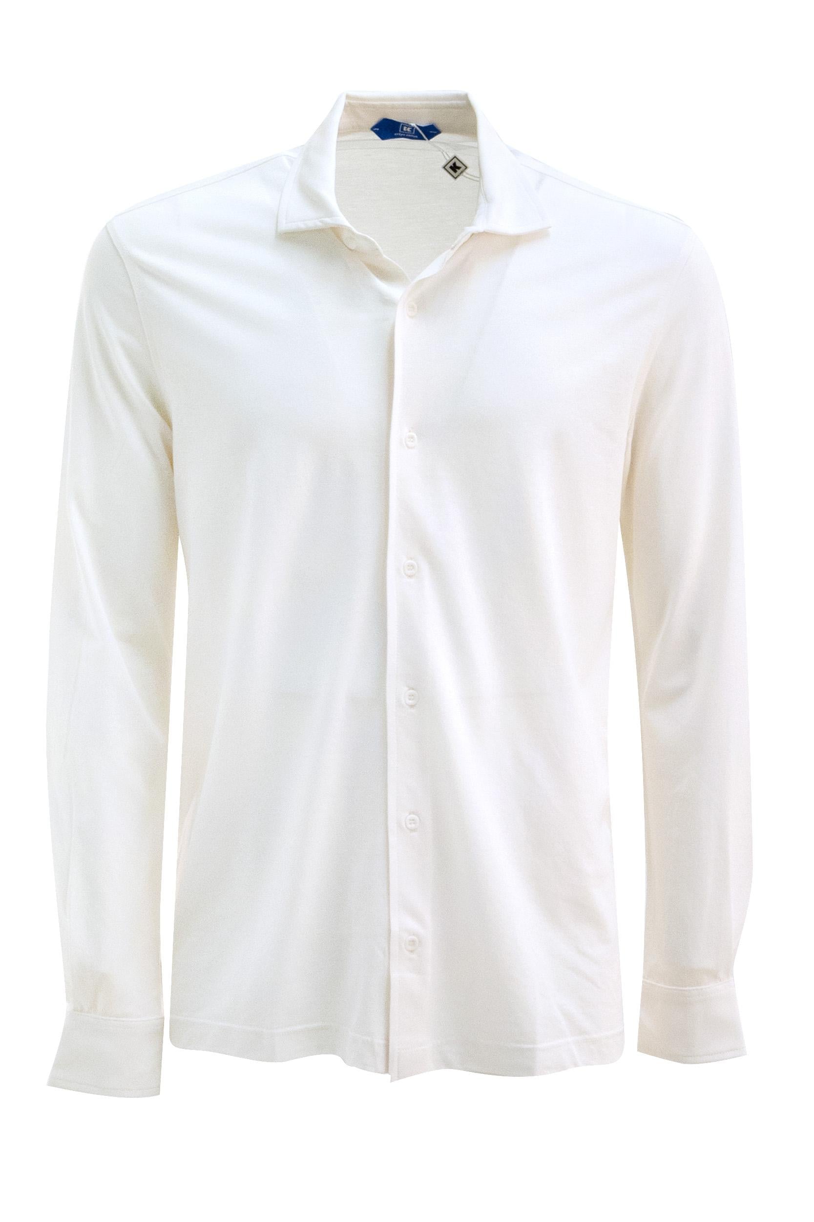 KIred Camicia in cotone di colore bianco