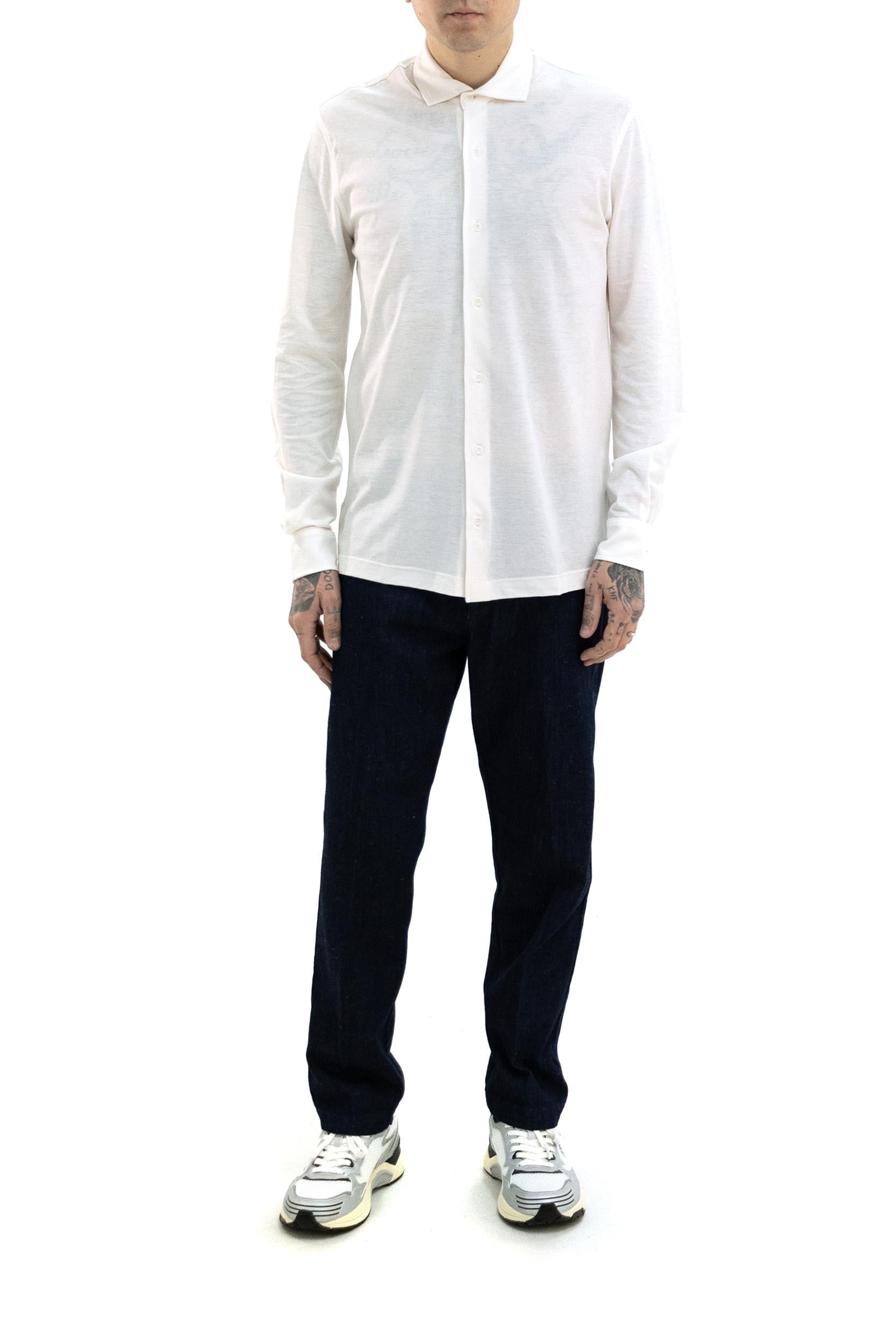 KIred Camicia in cotone di colore bianco, view 2