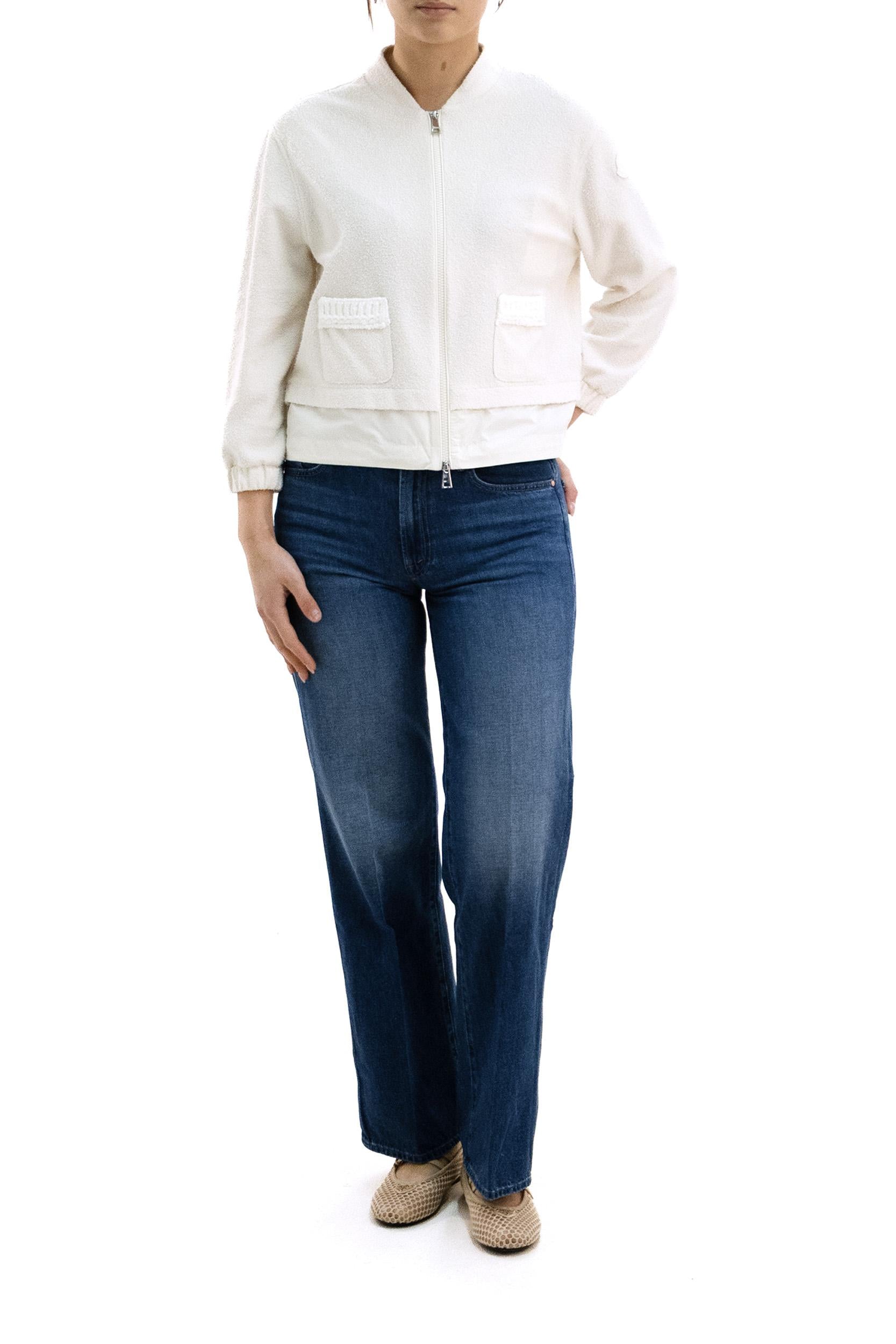 PAIGE Jeans cinque tasche a vita alta, view 2