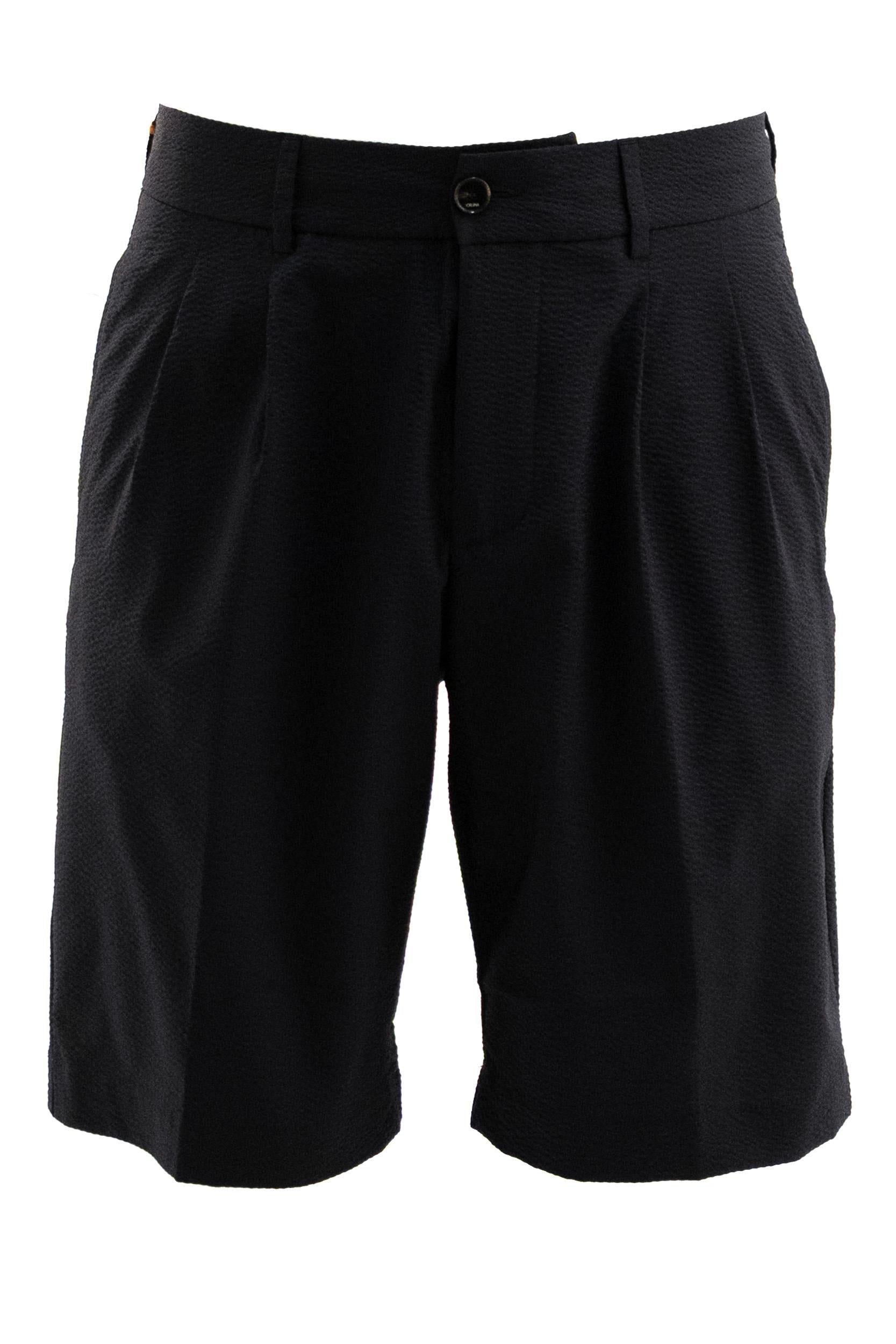 CRUNA Shorts in seersucker di colore blu