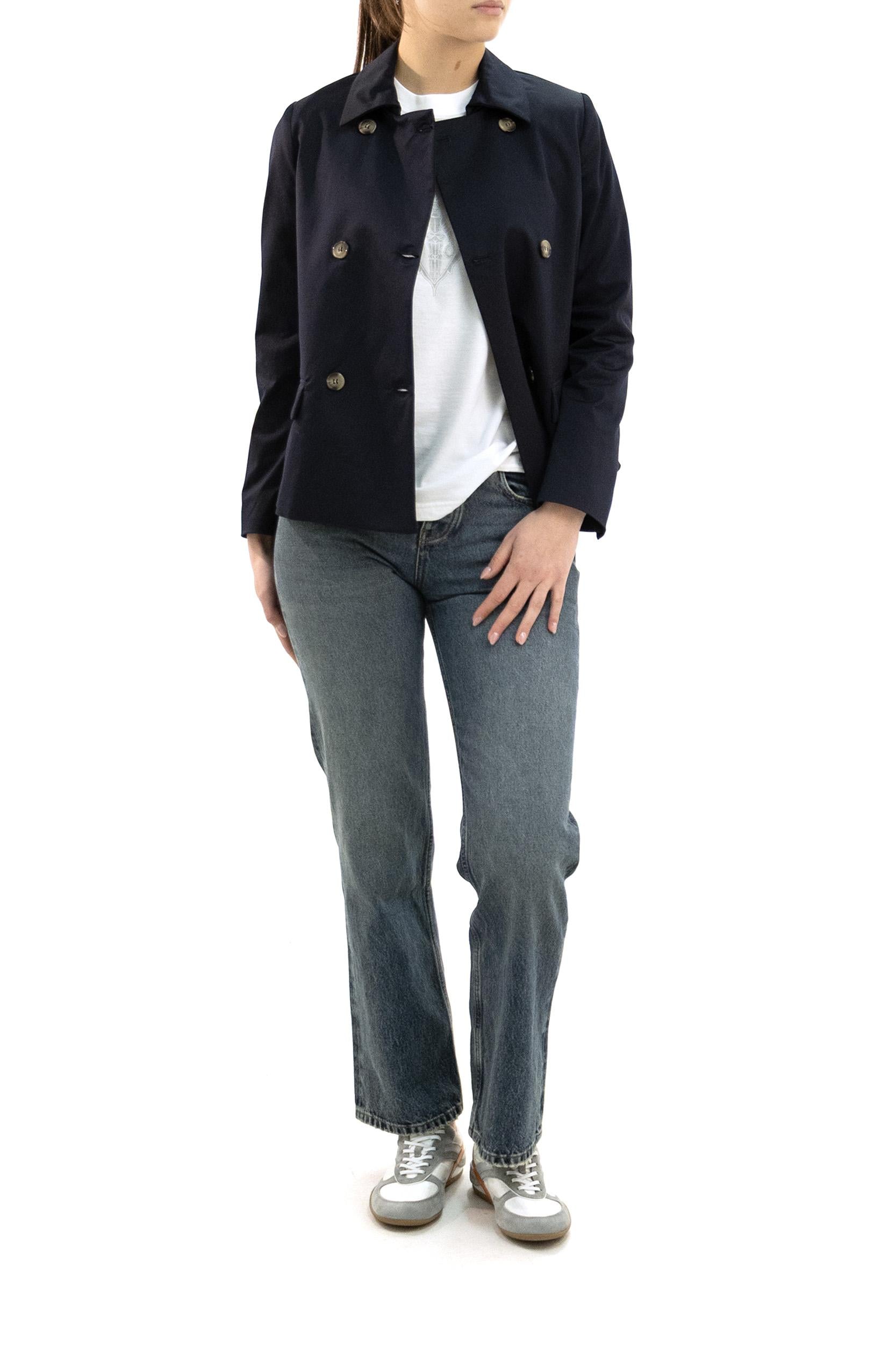 KILTIE Giacca Doppiopetto in Cotone Stretch, view 2