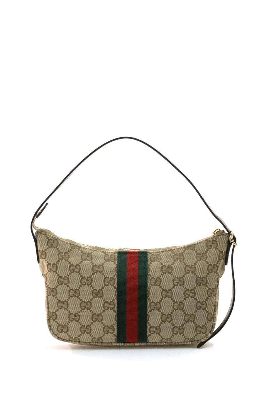 Gucci Borsa a Tracolla Lunetta Piccola in Tessuto GG