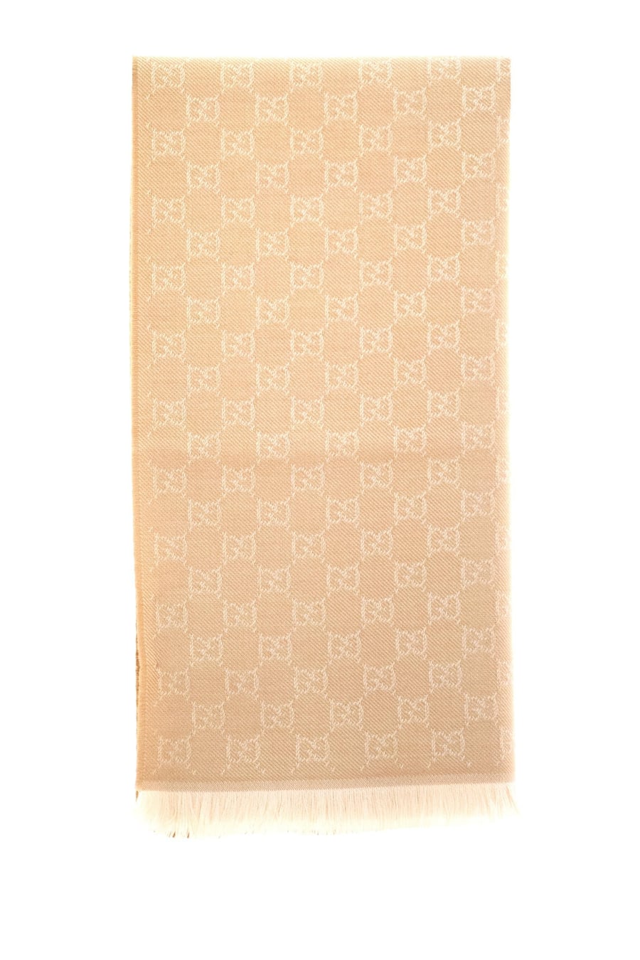 Gucci Sciarpa in lana jacquard beige
