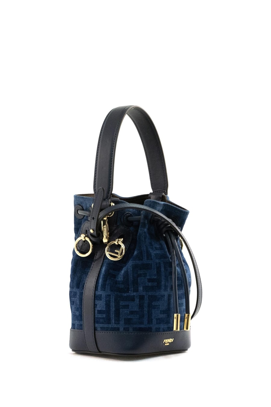 Fendi Secchiello Mon Tresor Mini in Denim, view 2