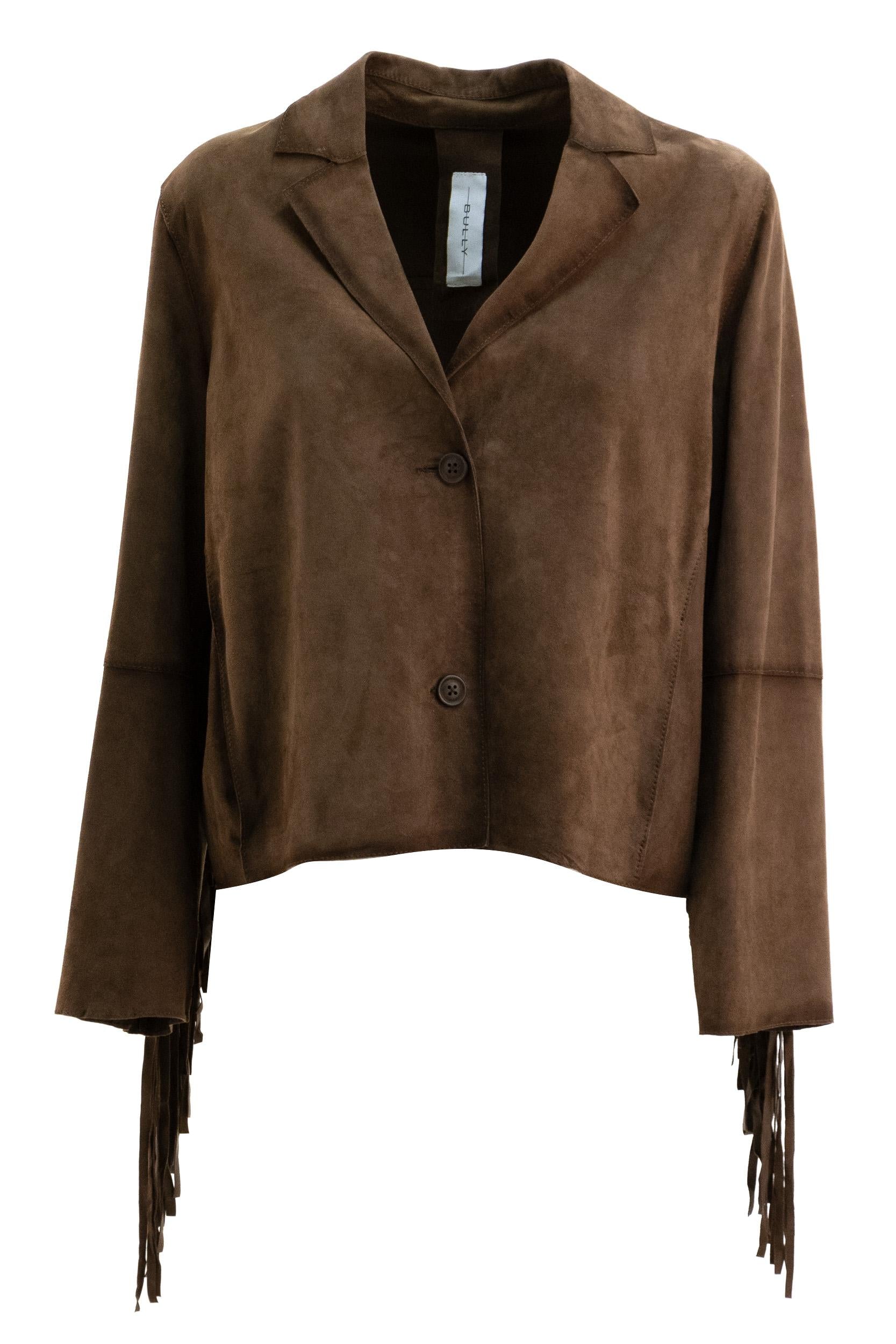 BULLY Giacca in Pelle Scamosciata