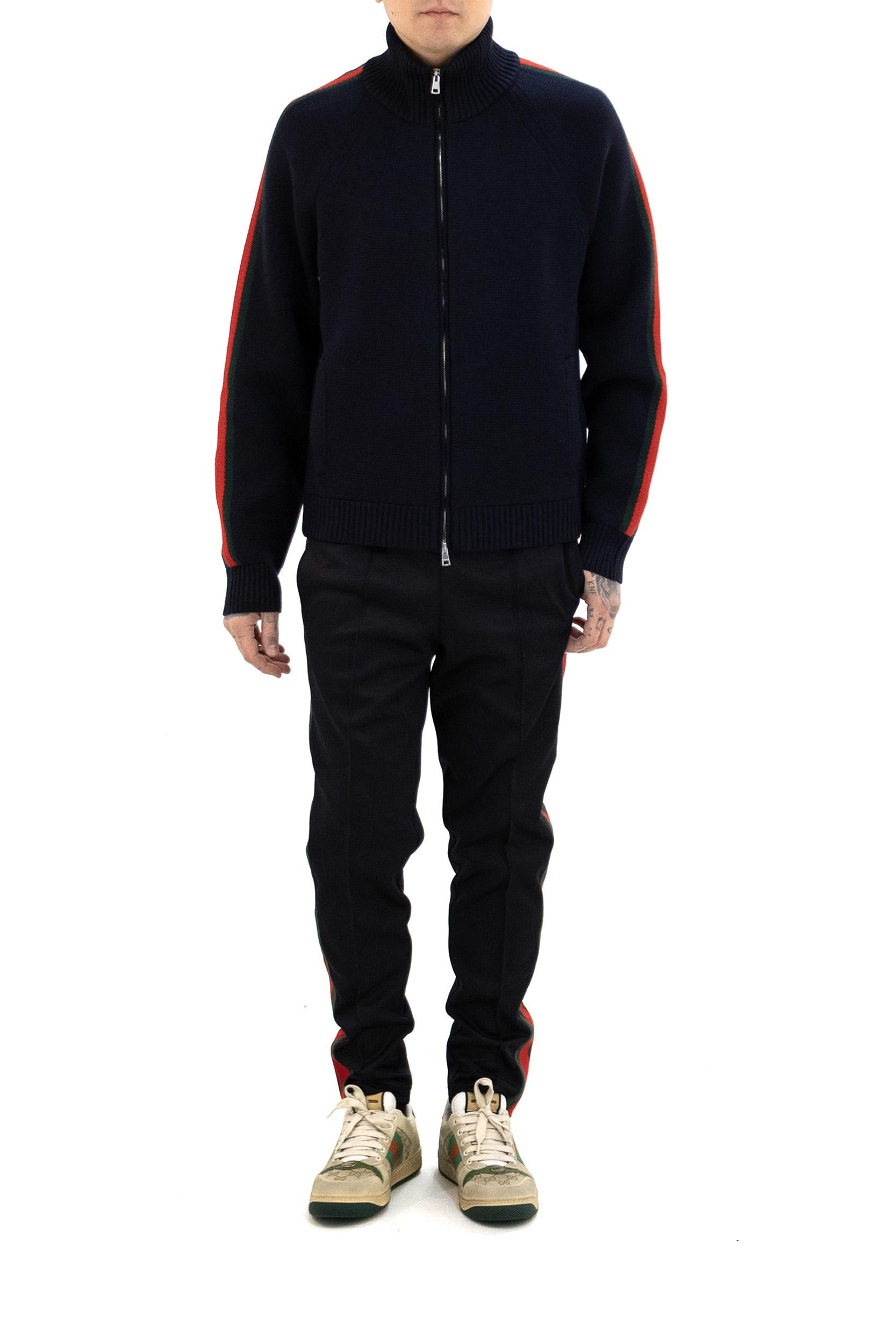 Gucci Giacca con Zip in Lana, view 2