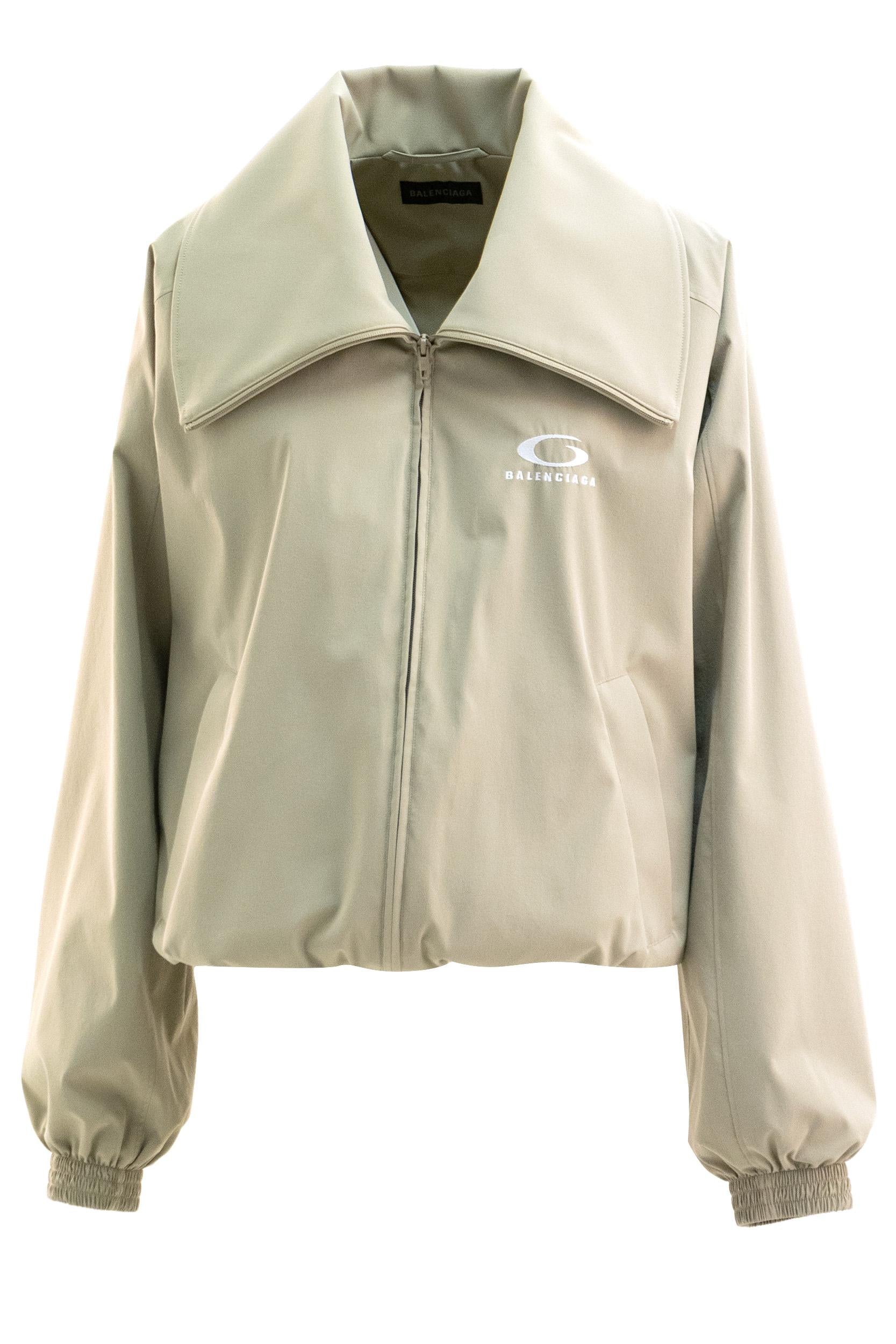 Balenciaga Giacca in tessuto tecnico di colore beige