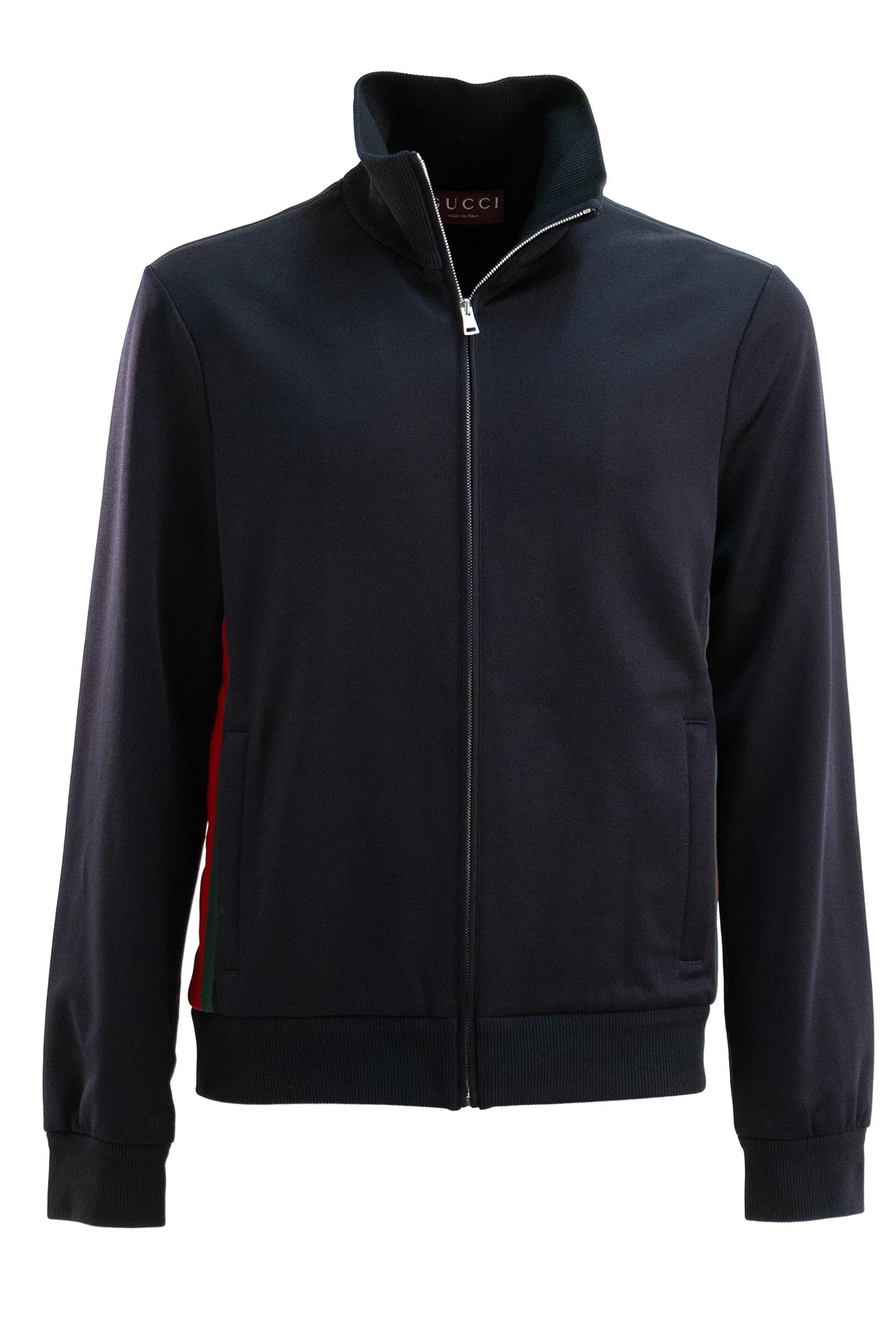 Gucci Giacca in jersey tecnico di colore blu
