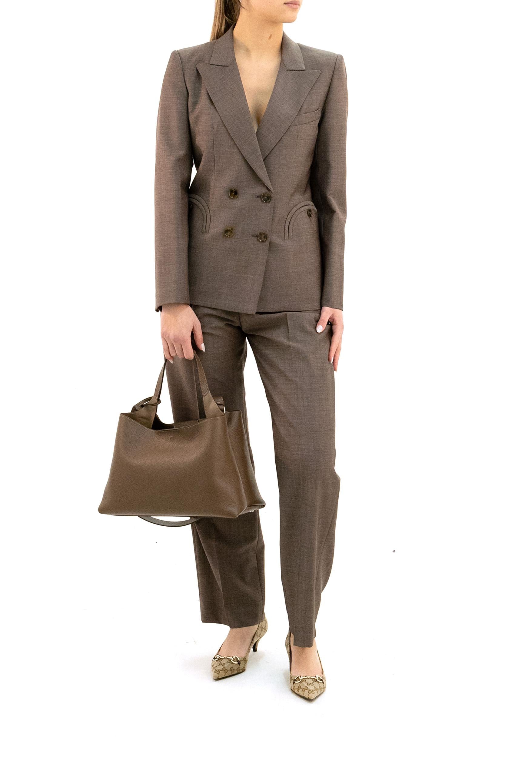 Blazé Milano Pantalone con Pinces in Lana e Mohair, view 2