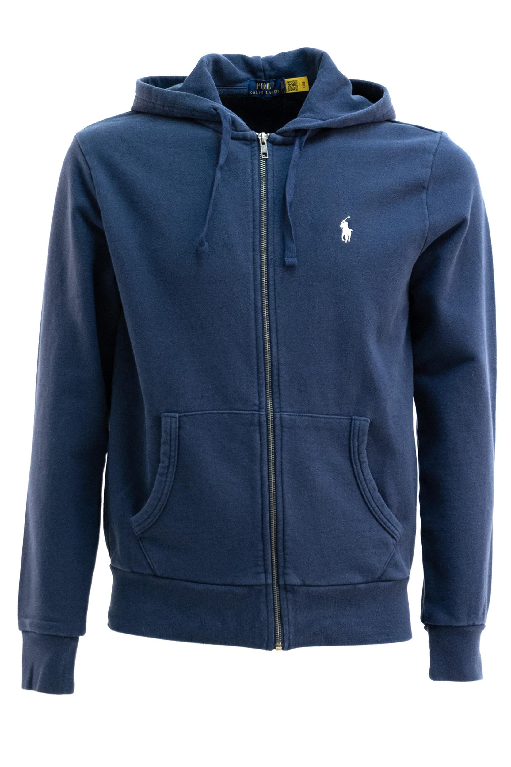 Polo Ralph Lauren Felpa con Cappuccio in Cotone Loopback