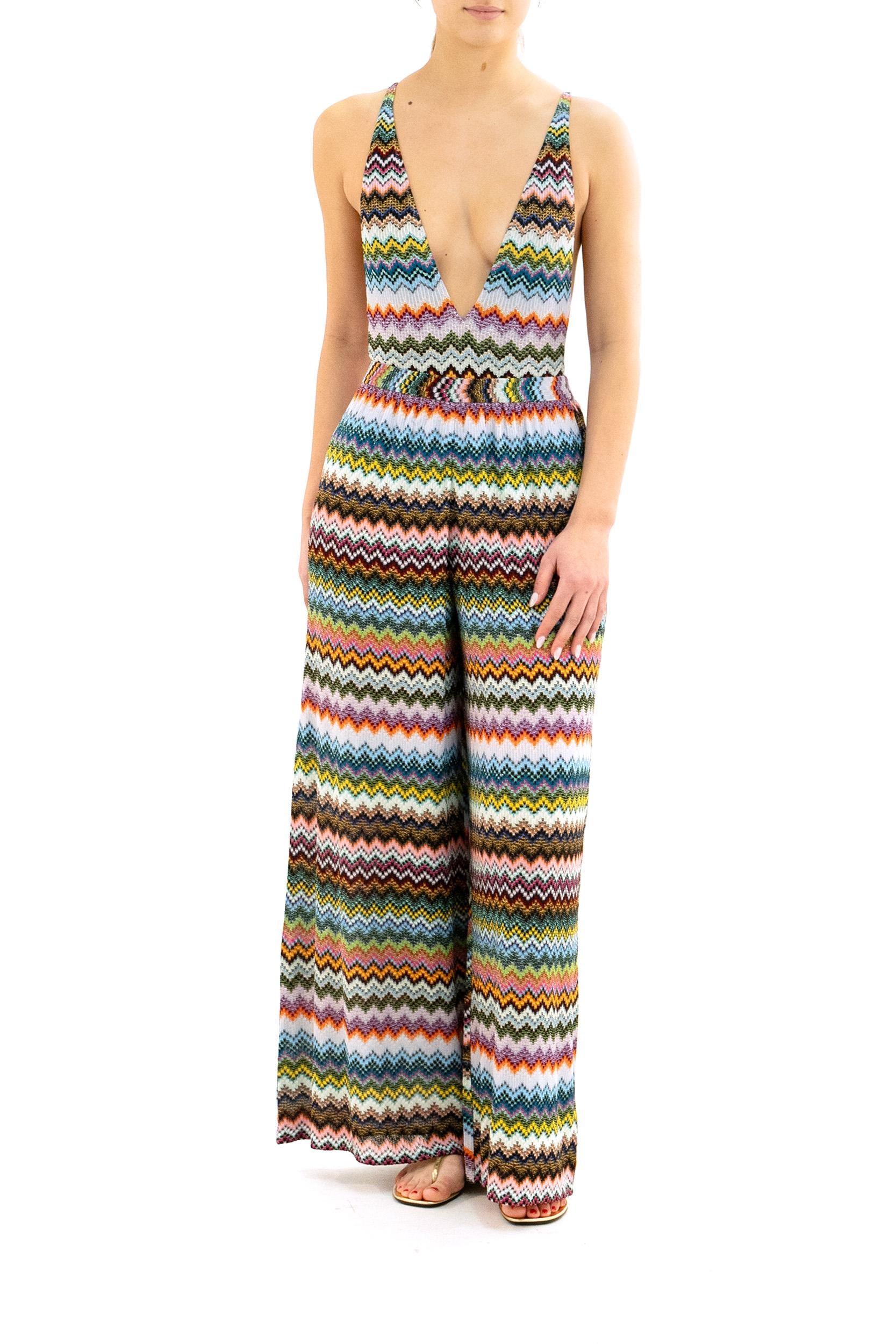 MISSONI Pantaloni in Viscosa Lamé, view 2