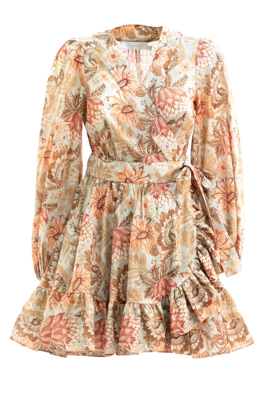 Zimmermann Abito Corto in Cotone