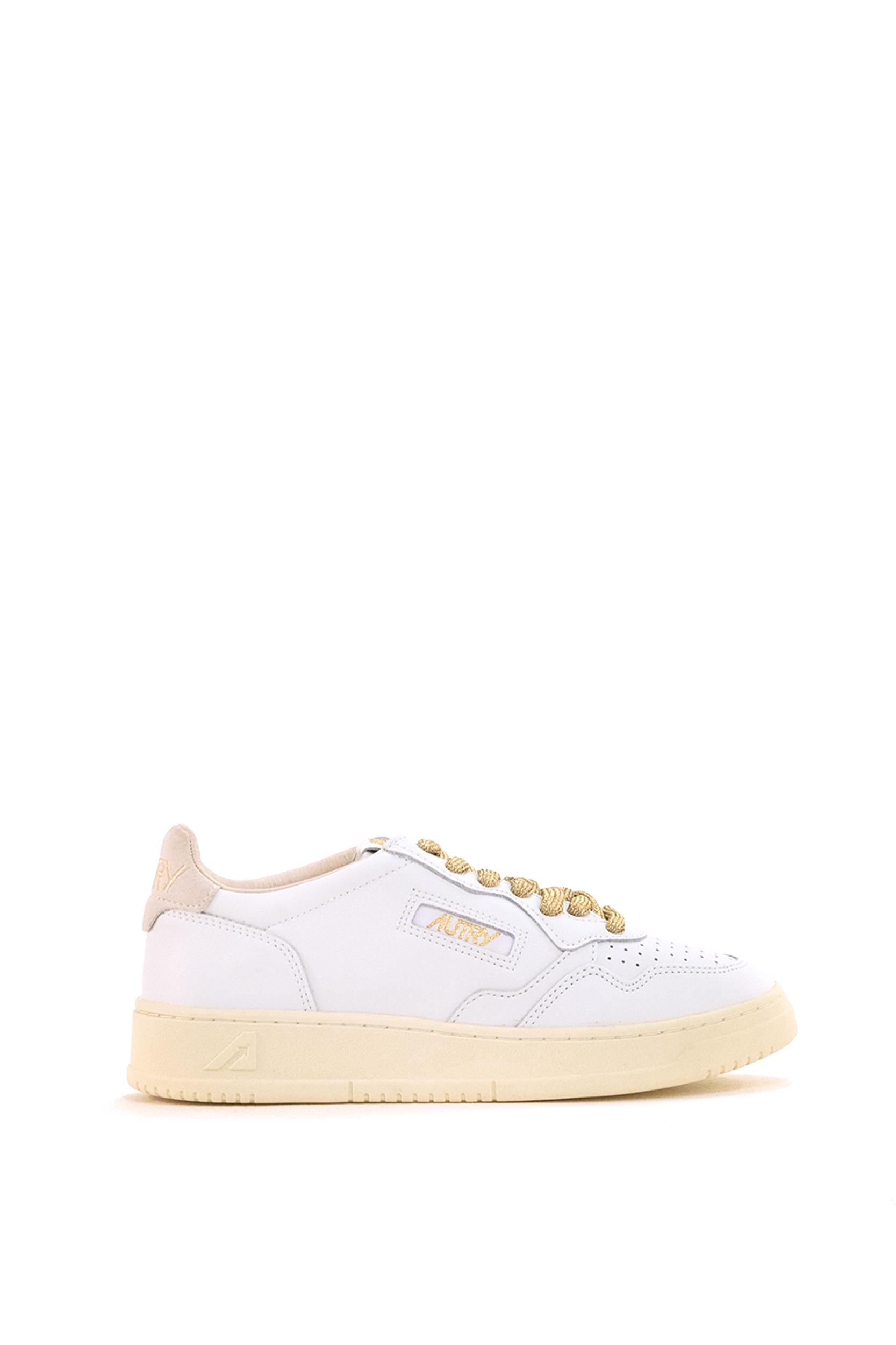 Autry Sneakers Medalist in pelle liscia color bianco