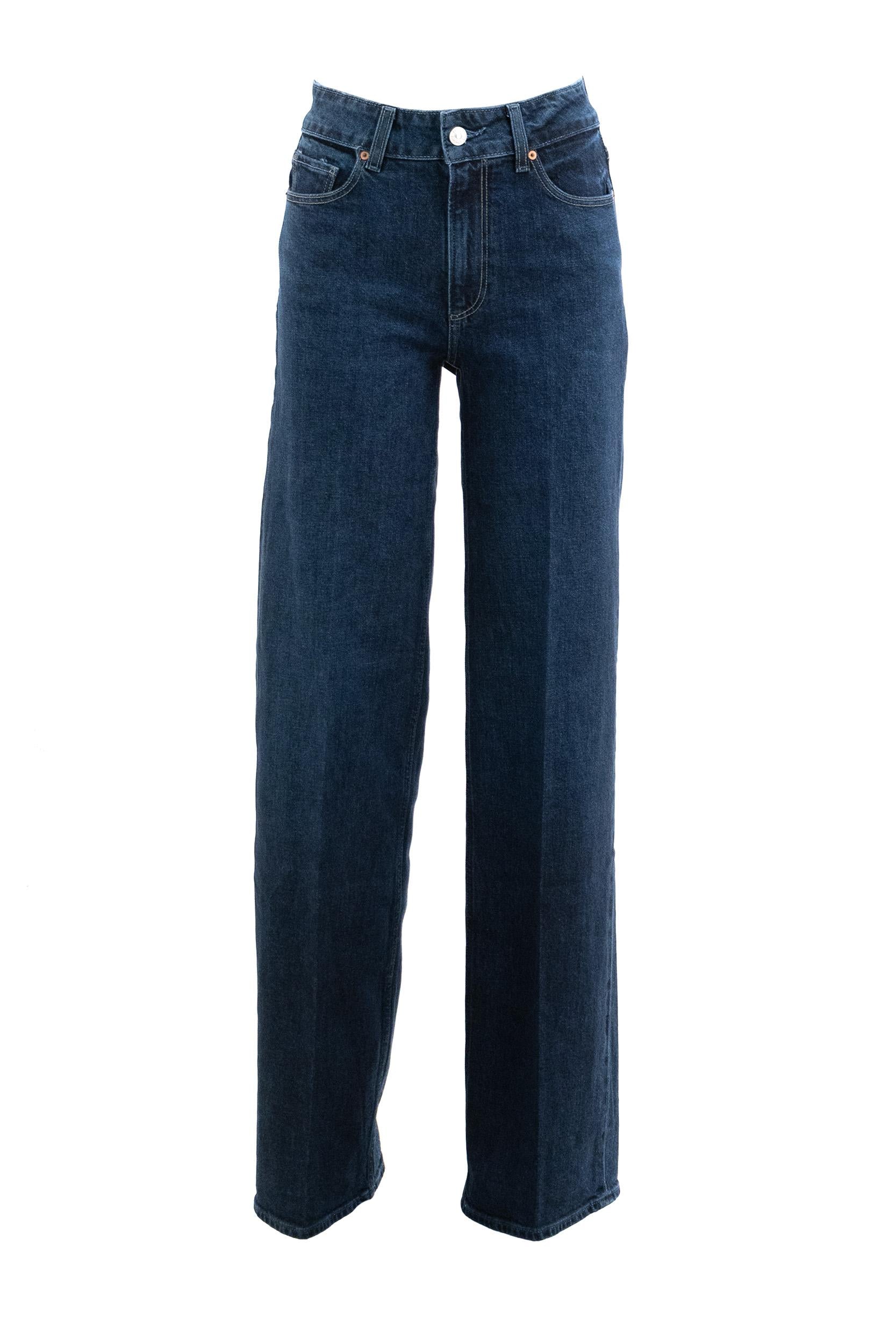 PAIGE Jeans in denim di colore blu
