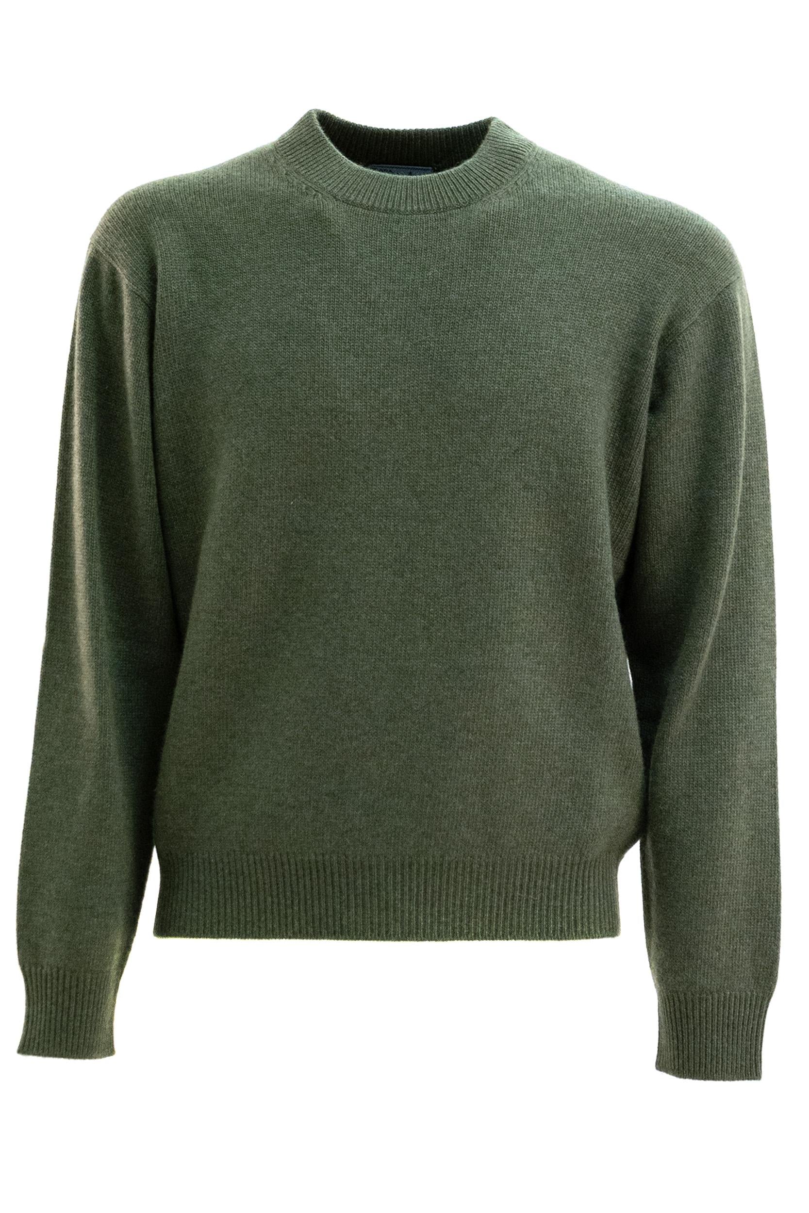 Prada Pullover in Re-Cashmere color verde militare