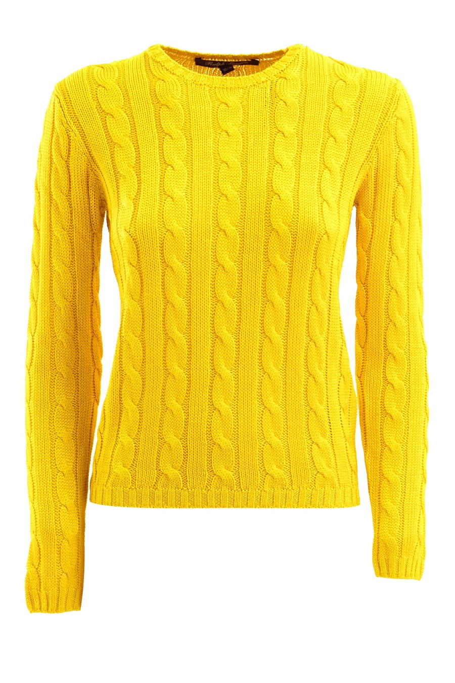 Ralph Lauren Pullover in Seta Giallo