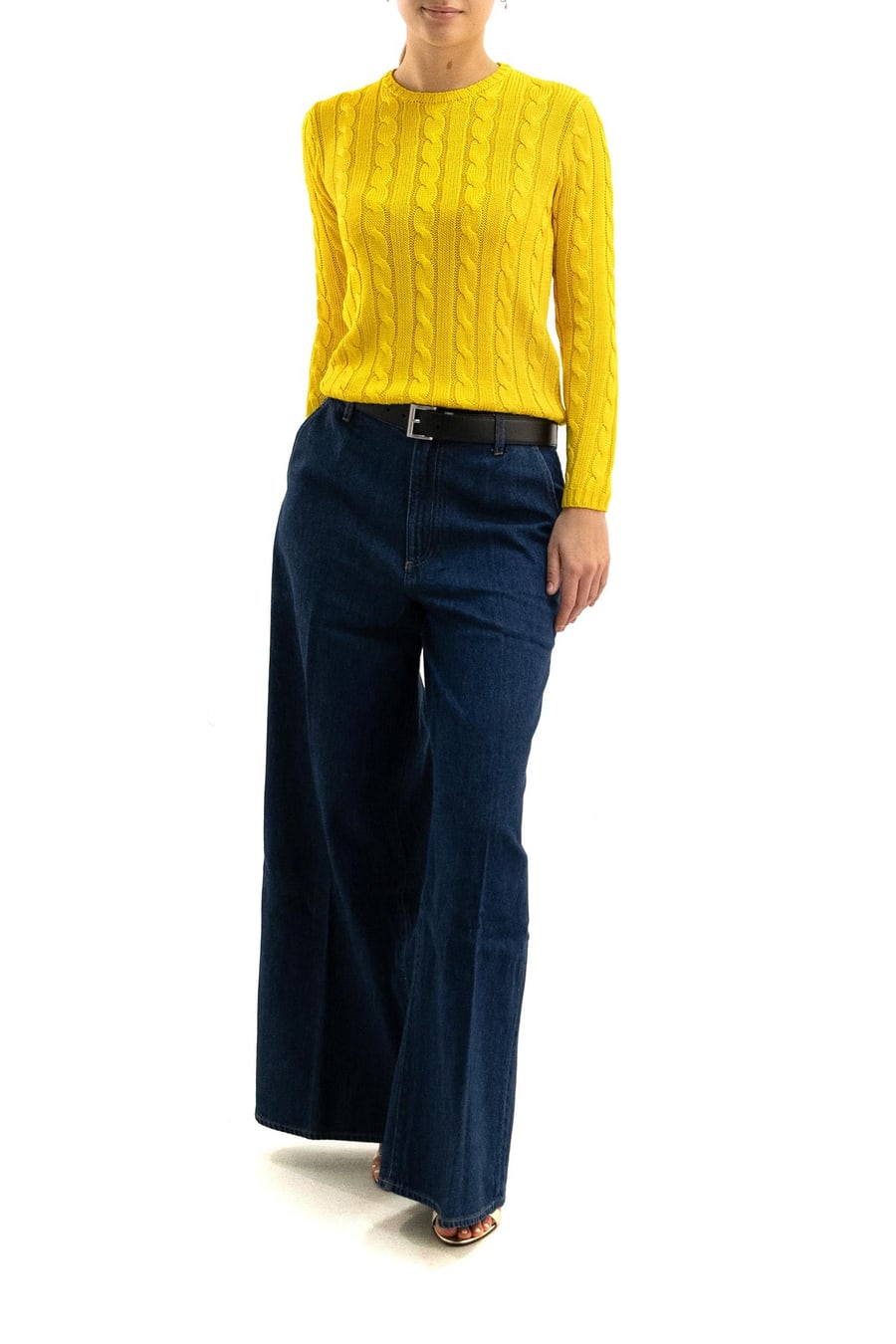 Ralph Lauren Pullover in Seta Giallo, view 2