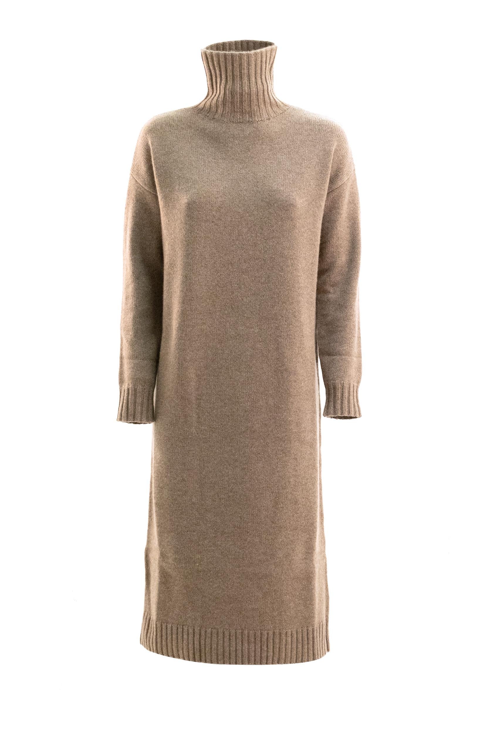 Max Mara Abito Summer in cashmere di colore beige