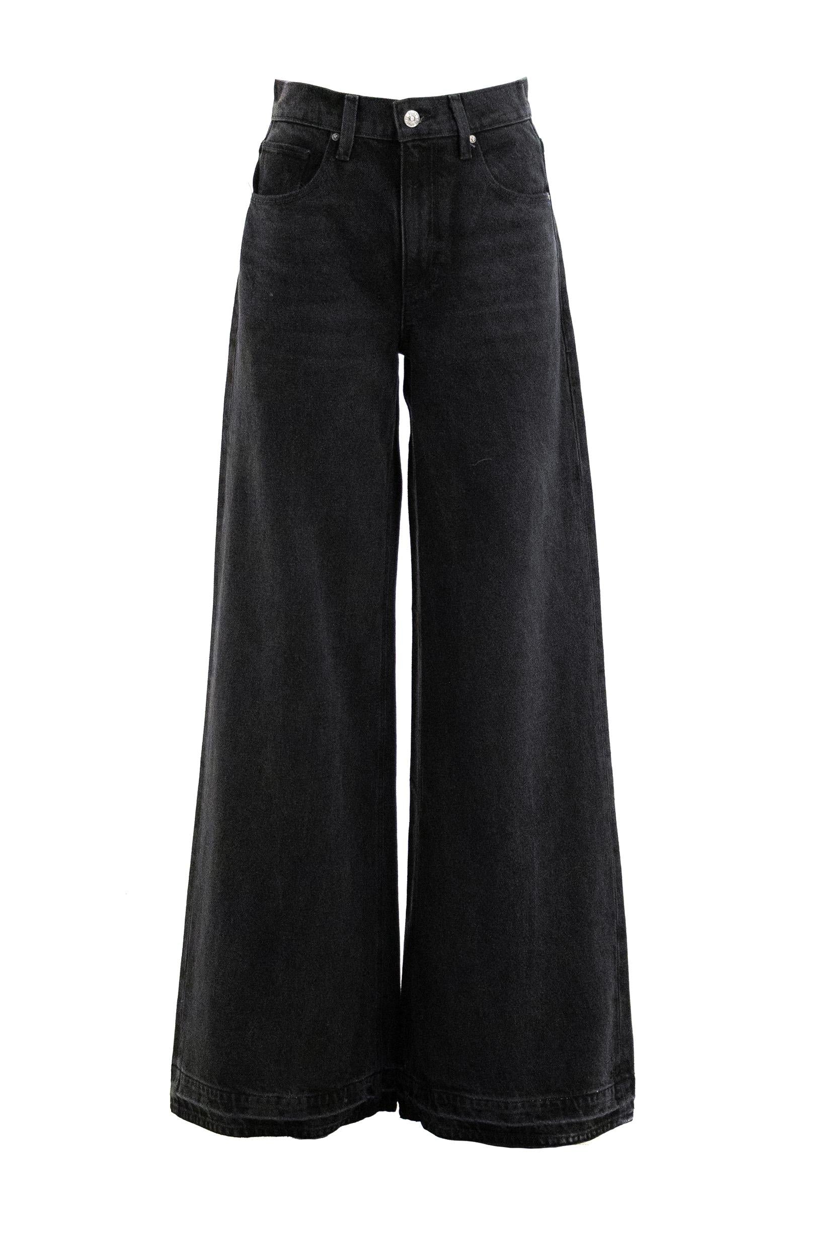 PAIGE Jeans in denim di colore nero