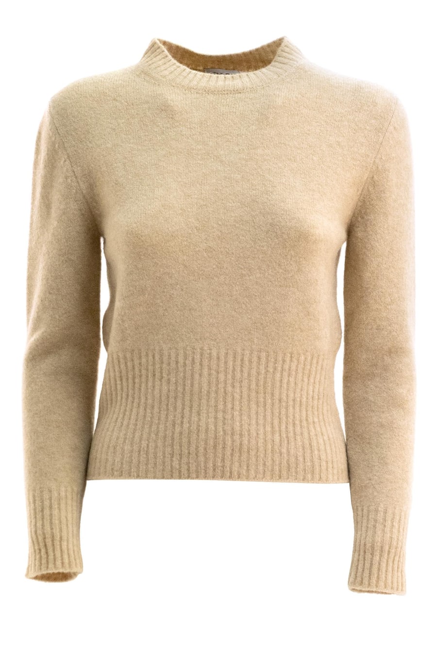 BASE Pullover in lana e cashmere color grigio