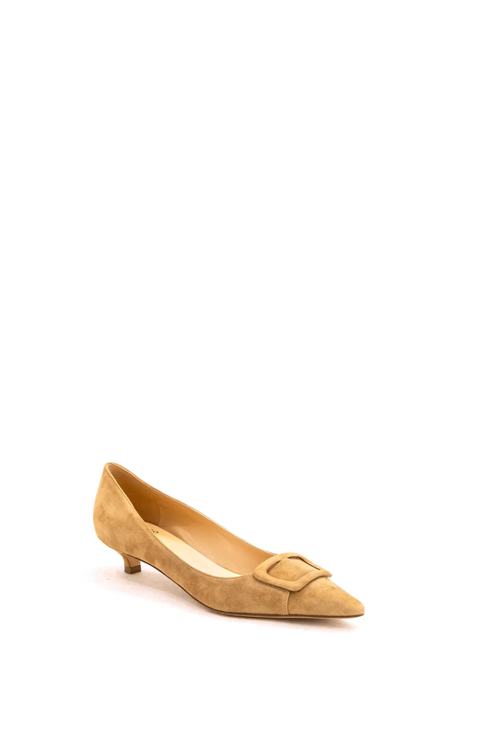 FRANCESCO RUSSO Décolleté in Camoscio Beige, view 2