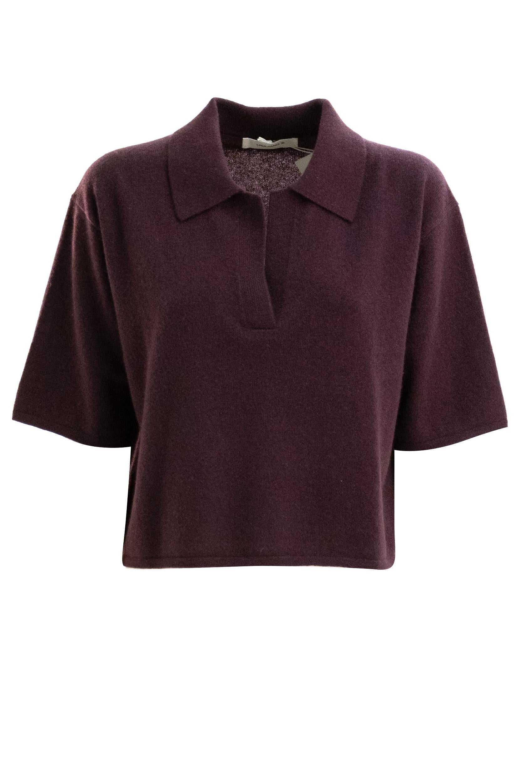 LISA YANG Polo The Neela Cashmere Rosso