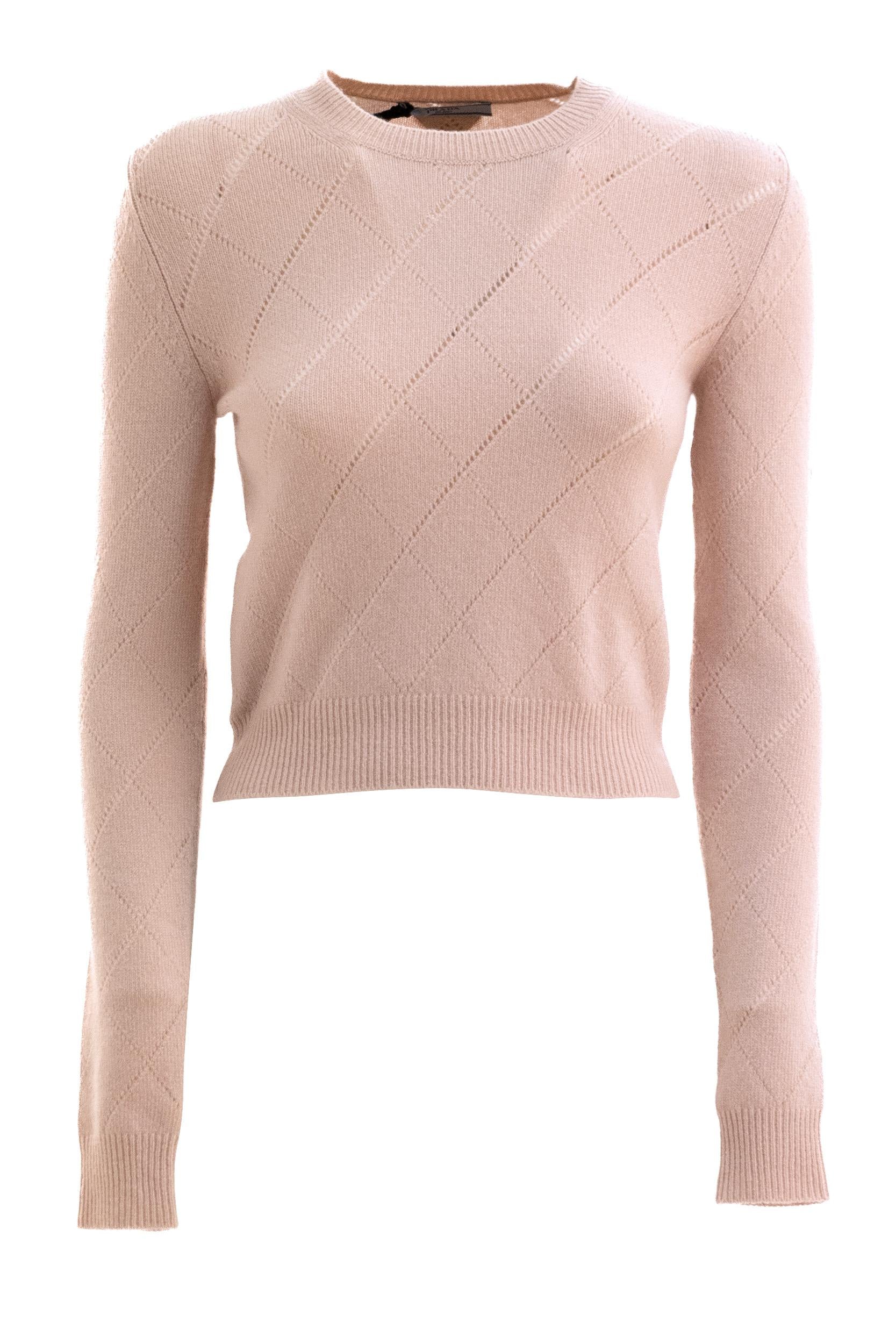 Prada Maglione in Cashmere Rosa
