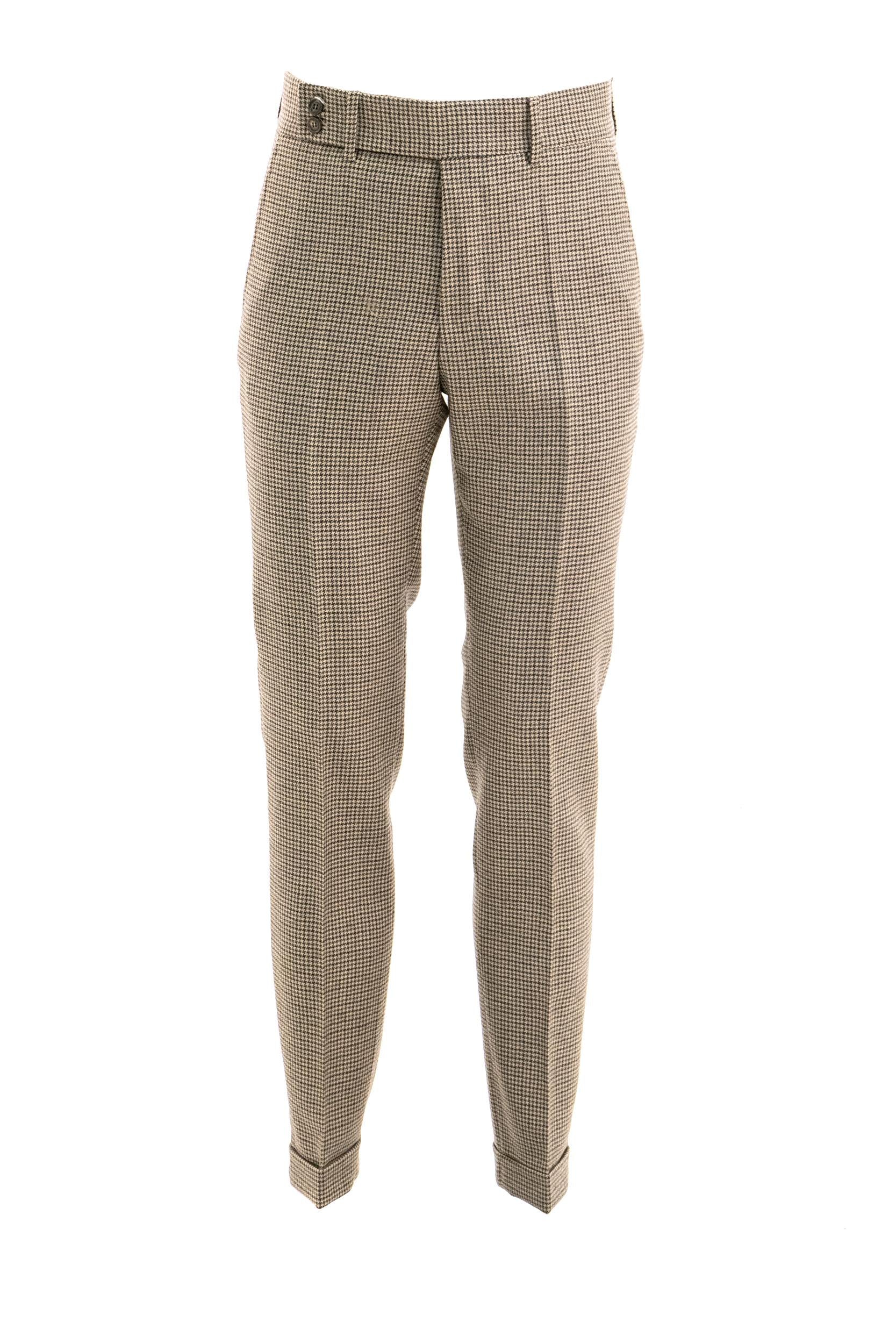 INCOTEX Pantaloni in Lana Beige
