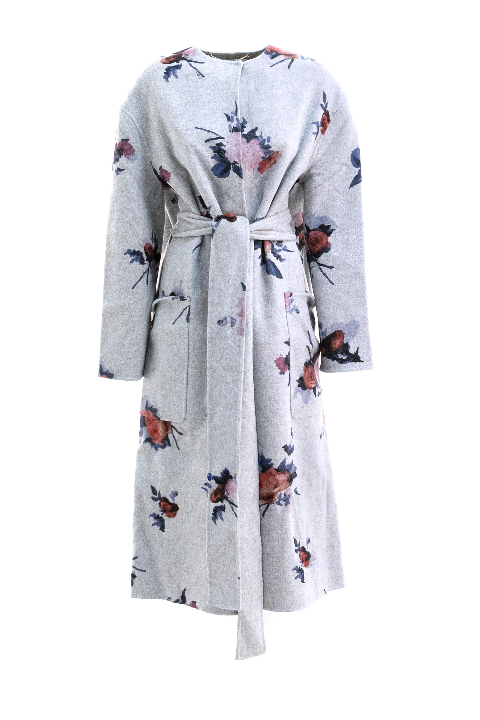 ERDEM Cappotto lana grigio