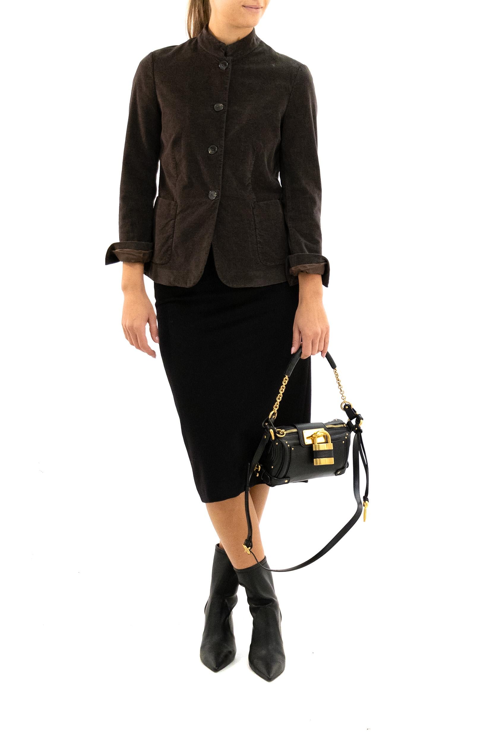 KILTIE Giacca in velluto marrone