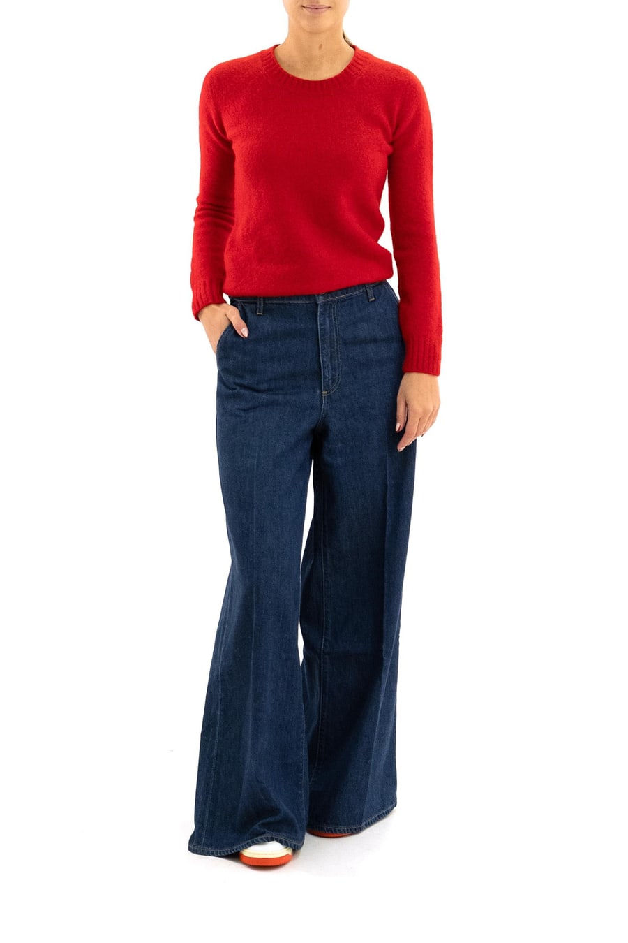 DRUMOHR Pullover color rosso, view 2