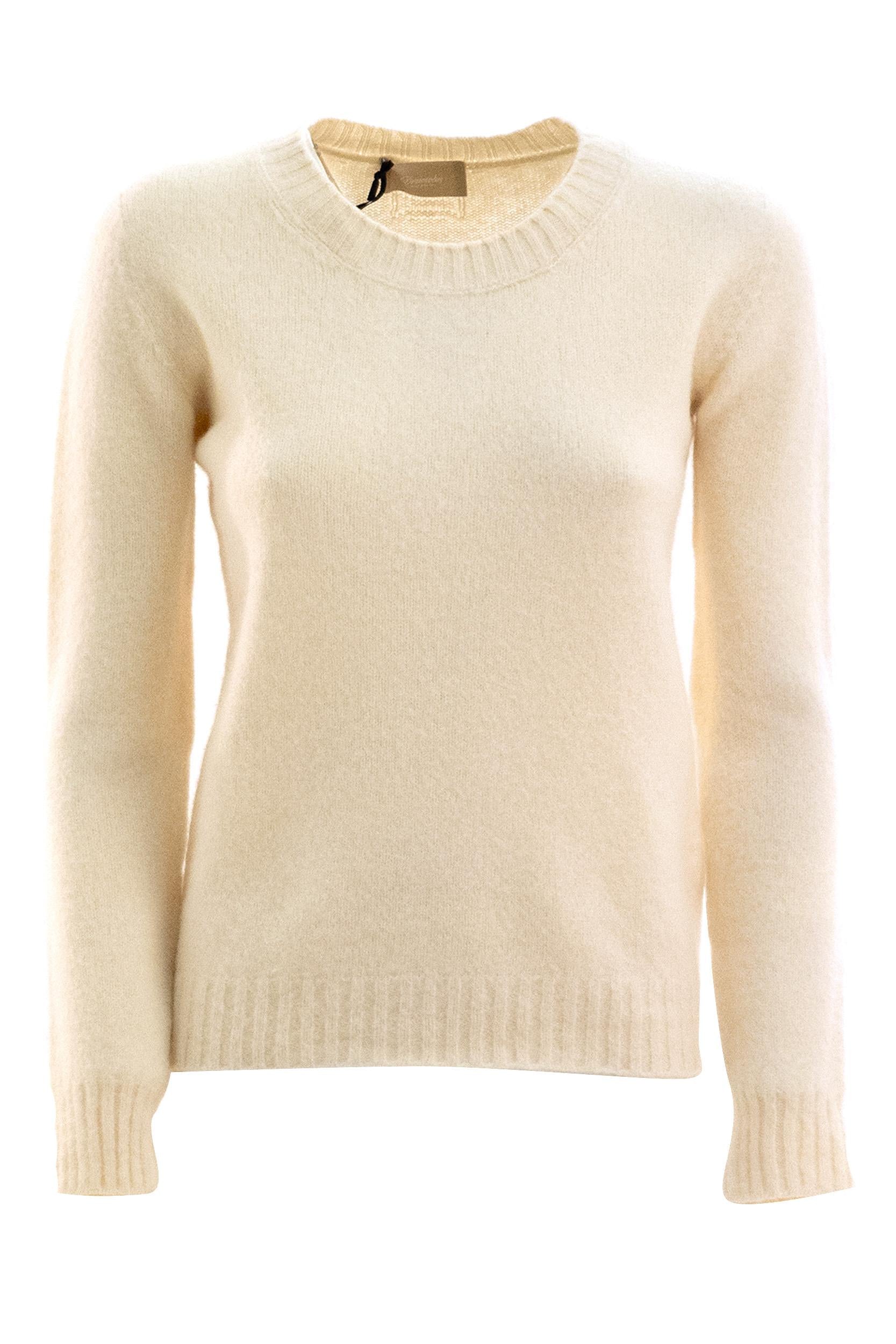 DRUMOHR Pullover giro collo biamco