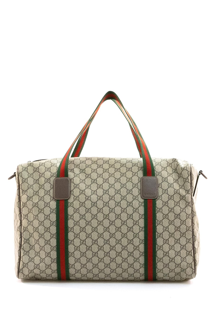 Gucci Borsa da viaggio large in tessuto GG Supreme color beige