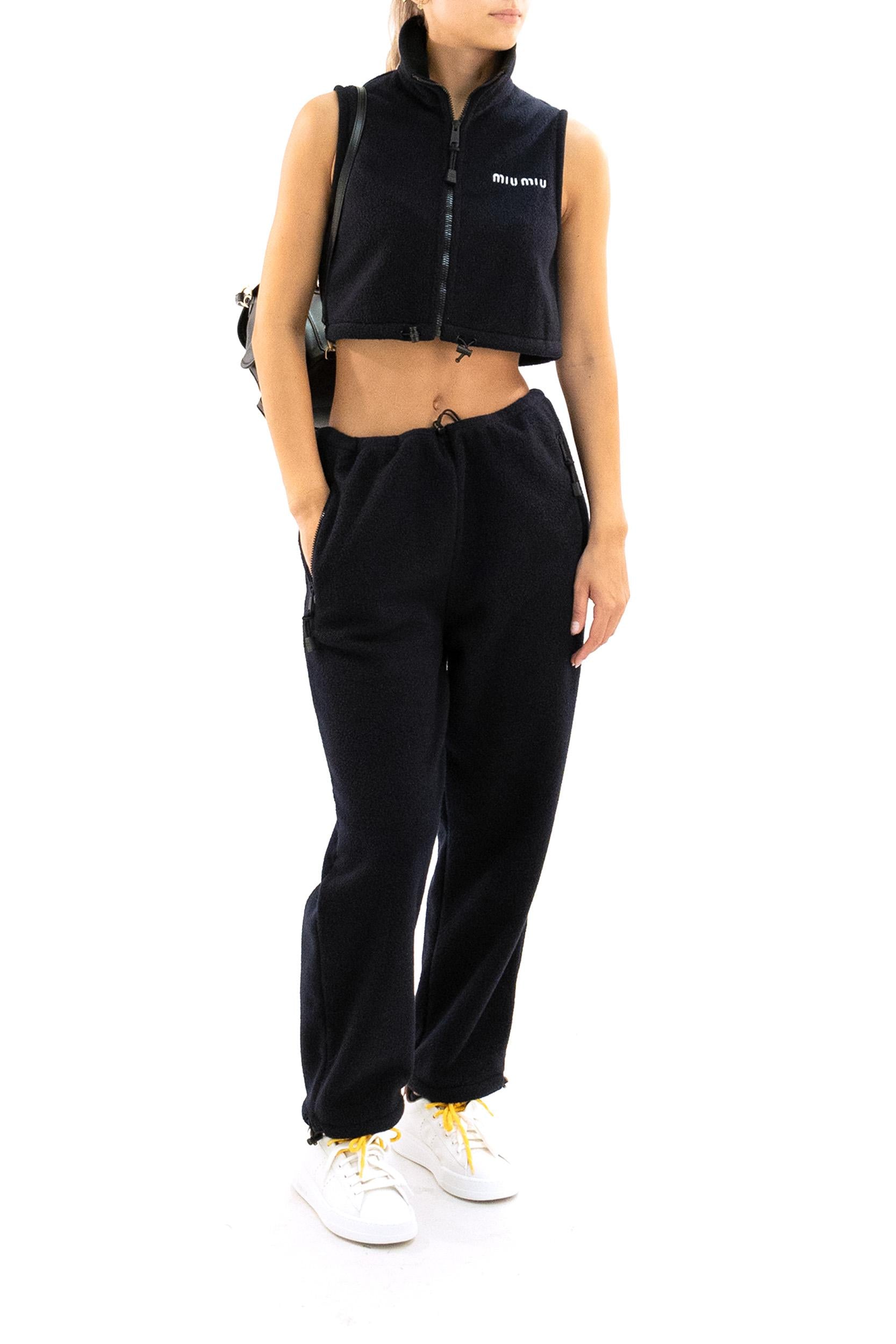 Miu Miu Pantaloni in Pile, view 2