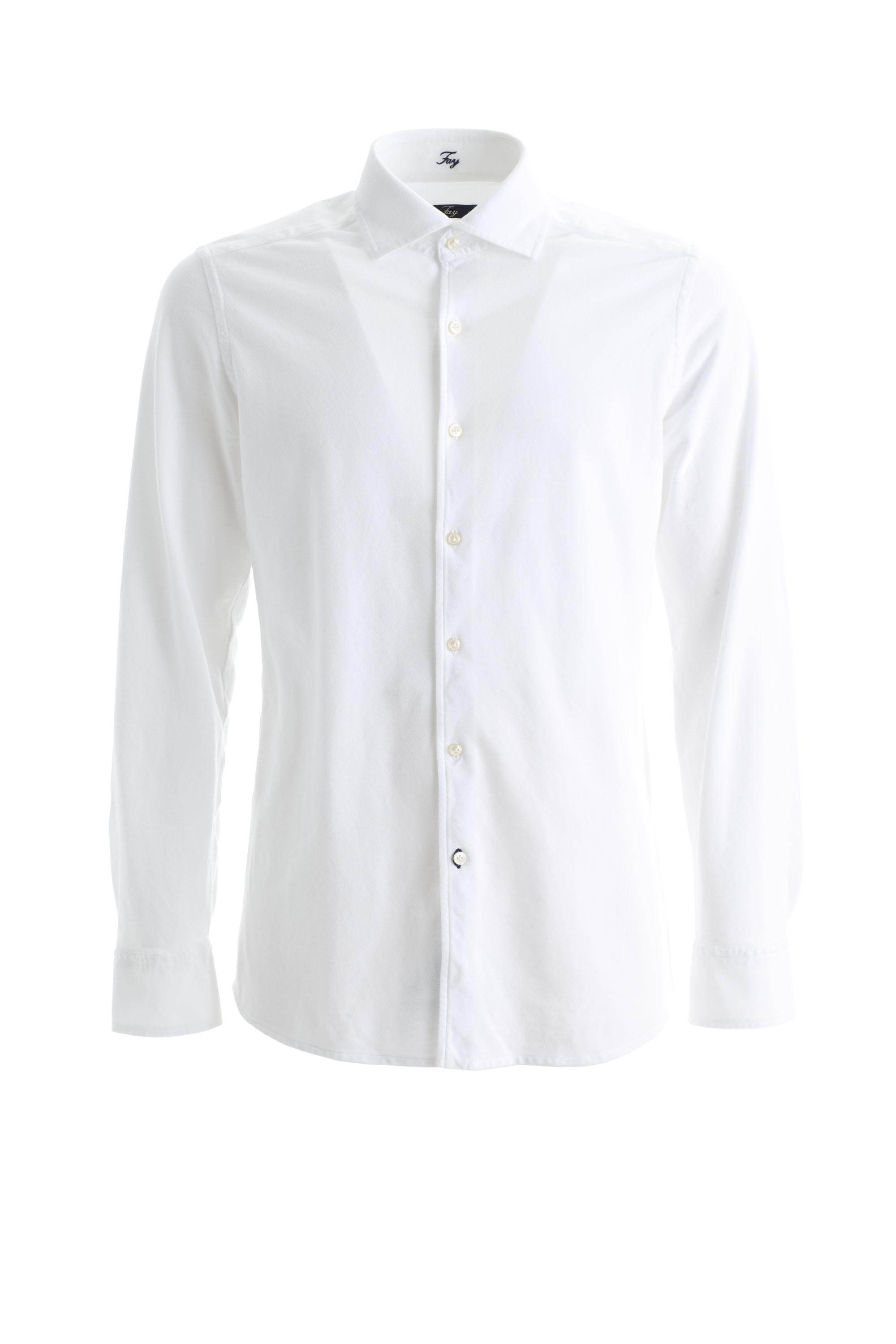 FAY Camicia bianca in cotone