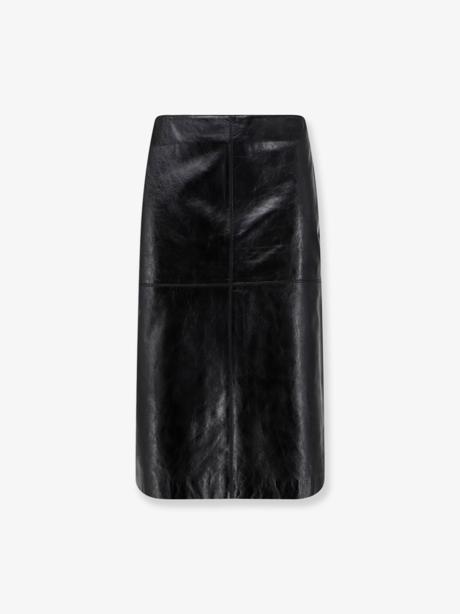 SOEUR Gwen leather skirt