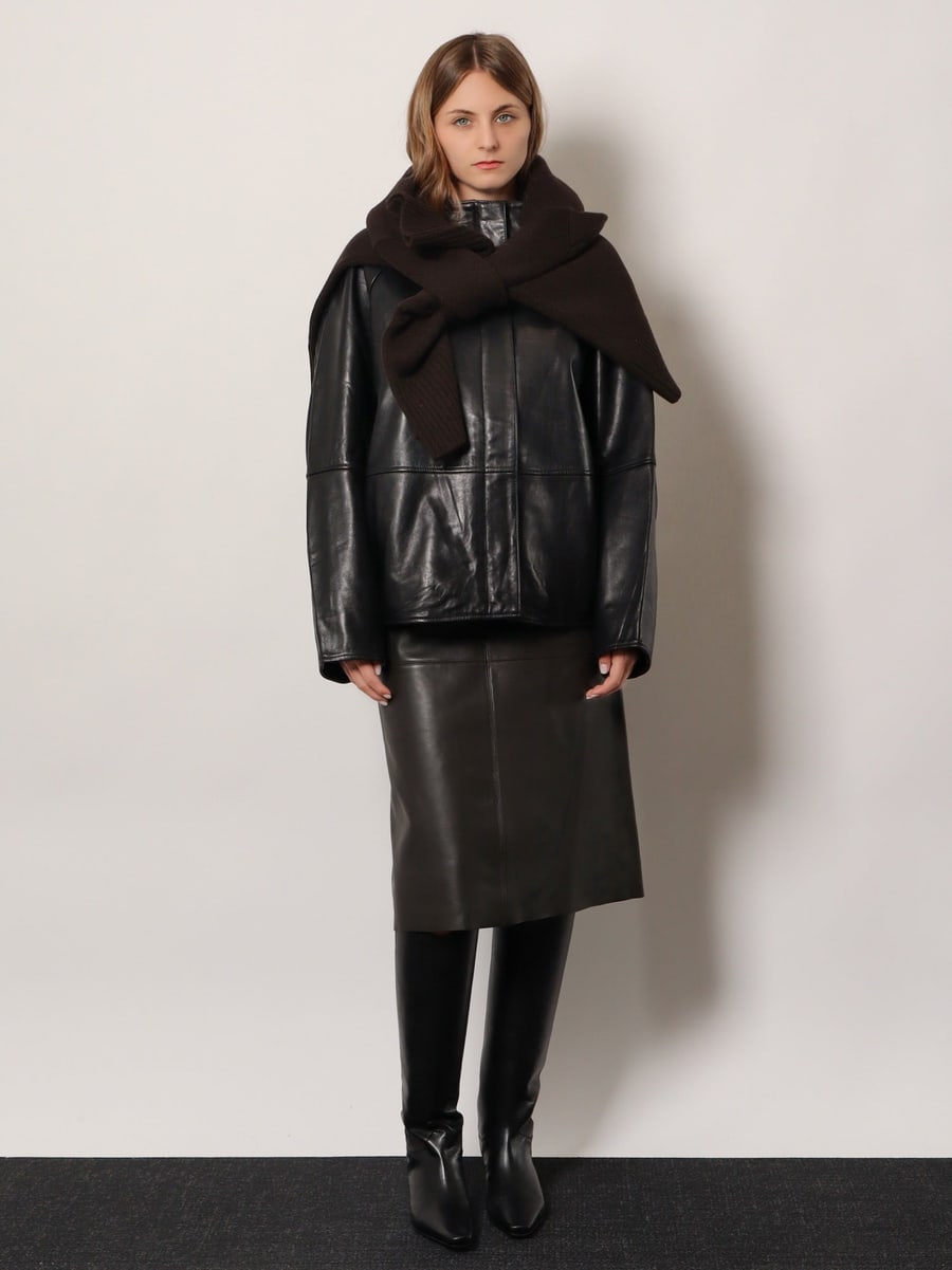SOEUR Gamma leather jacket, view 2
