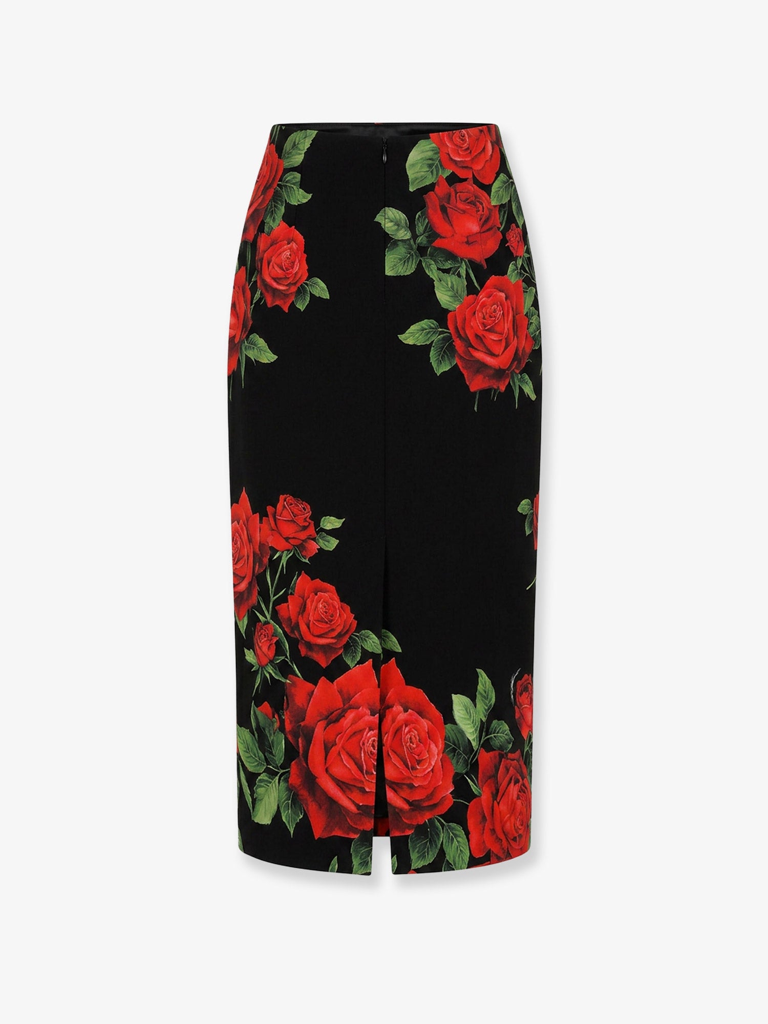 Dolce & Gabbana Stretch silk midi skirt, view 2