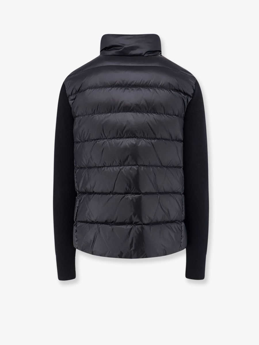 Moncler Down Jacket with virgin wool sleeves, view 2