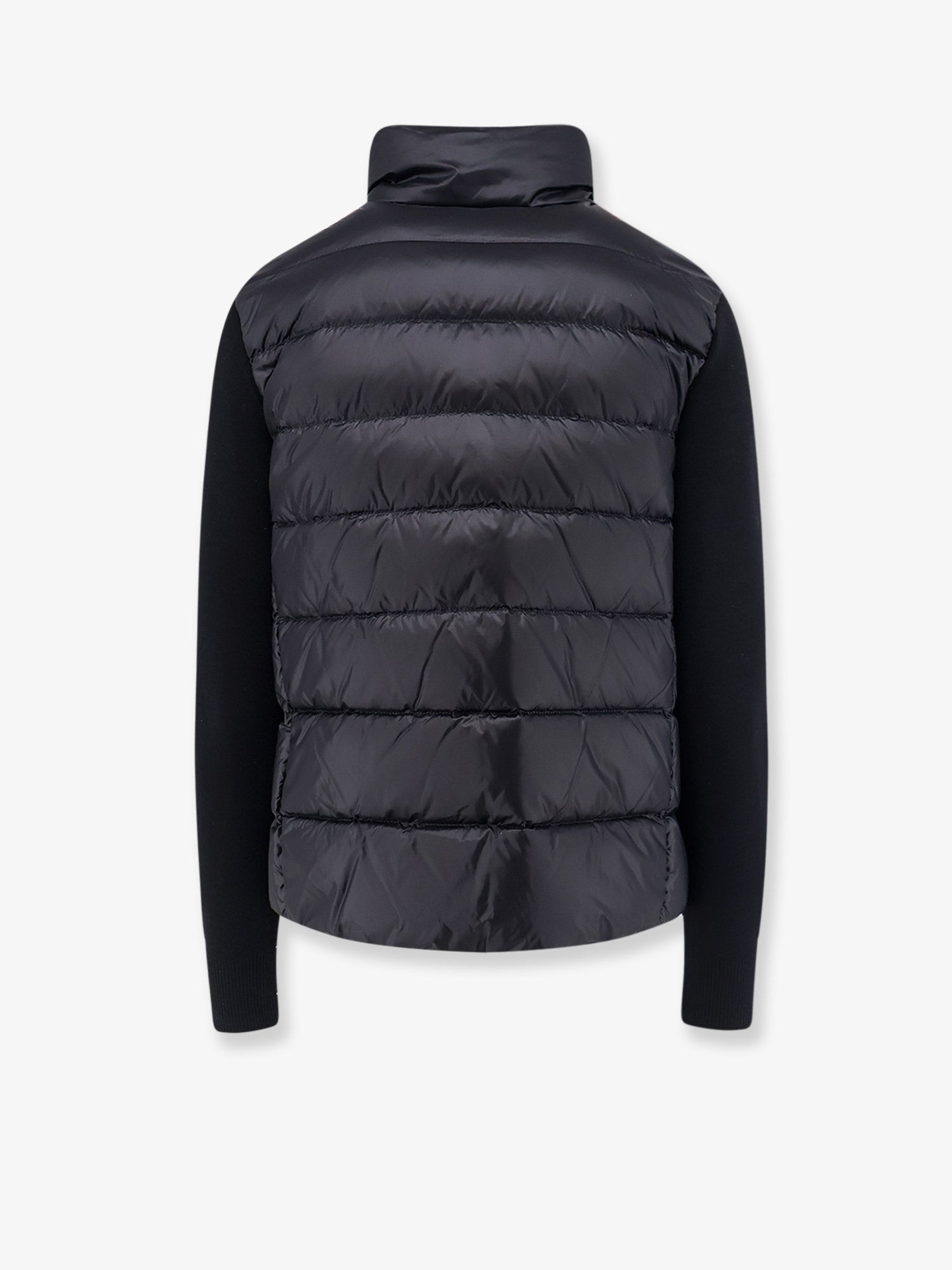 Moncler Down Jacket with virgin wool sleeves, view 2