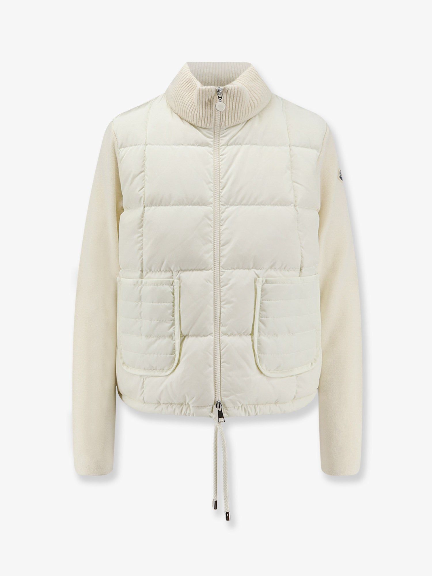 Moncler Nylon down jacket with virgin wool inserts