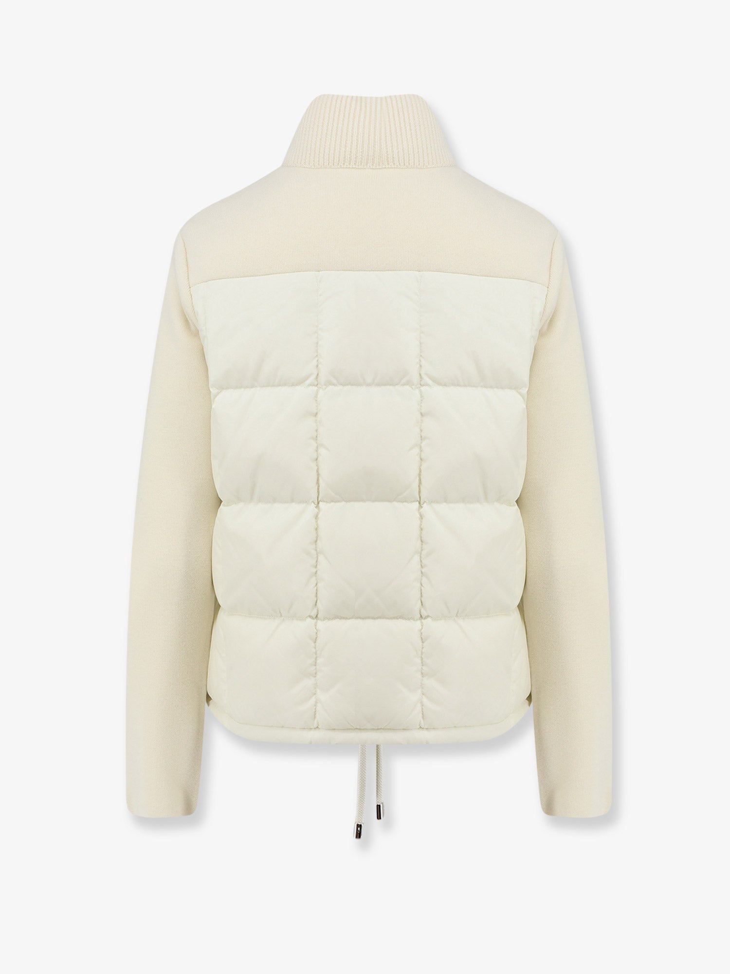 Moncler Nylon down jacket with virgin wool inserts, view 2