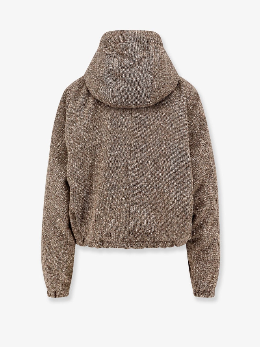 Brunello Cucinelli Mélange virgin wool blend jacket, view 2
