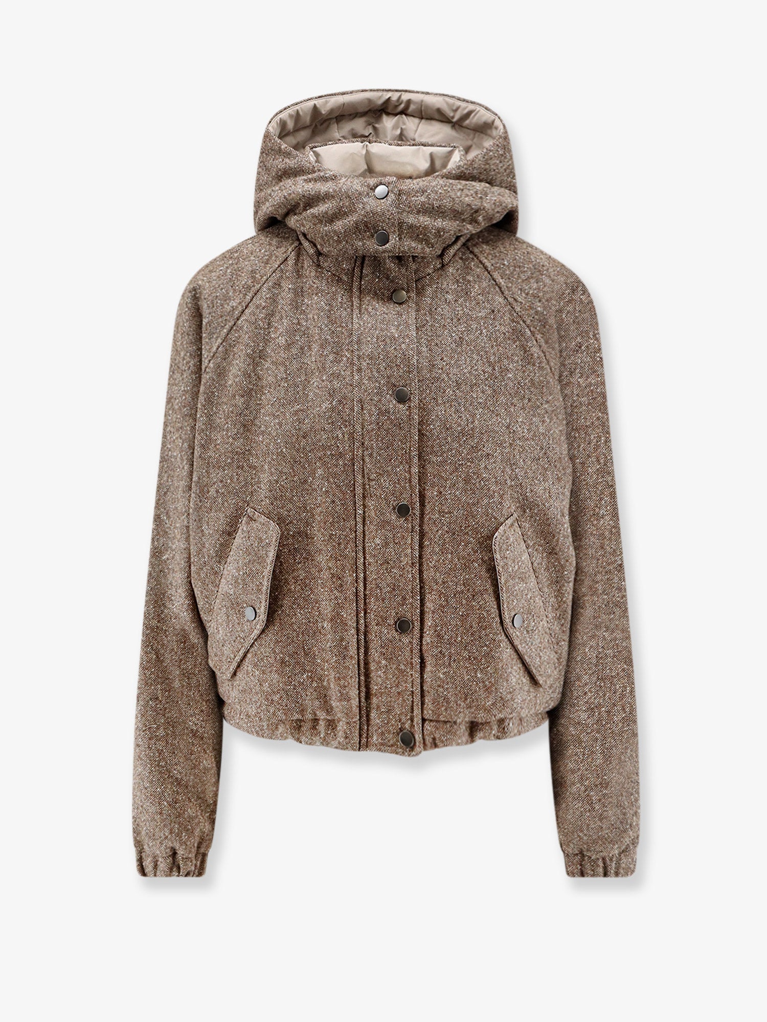 Brunello Cucinelli Mélange virgin wool blend jacket