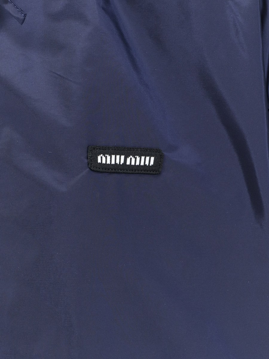 Miu Miu Cropped recycled nylon jacket, view 3